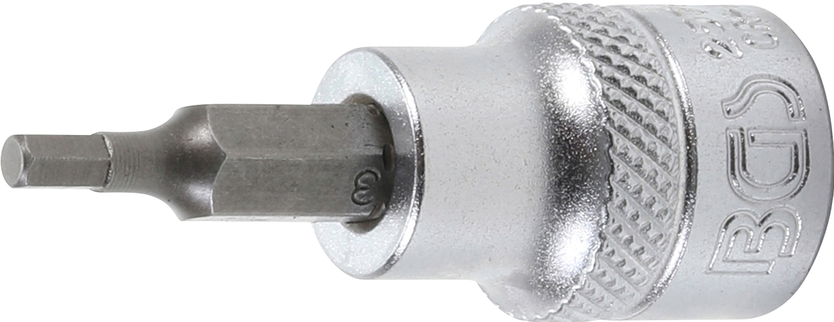 BGS Bit-Einsatz | Antrieb Innenvierkant 10 mm (3/8") | Innensechskant 3 mm