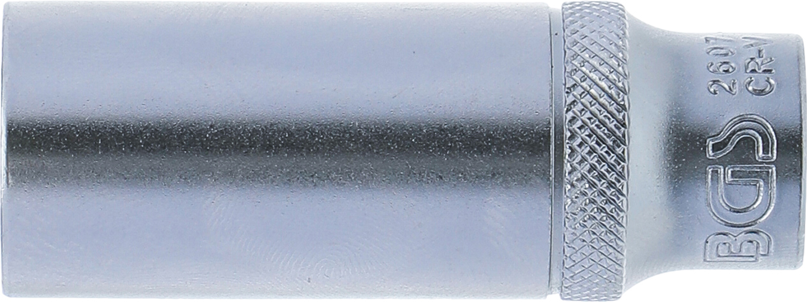 BGS Steckschlüssel-Einsatz Super Lock, tief | Antrieb Innenvierkant 10 mm (3/8") | SW 17 mm