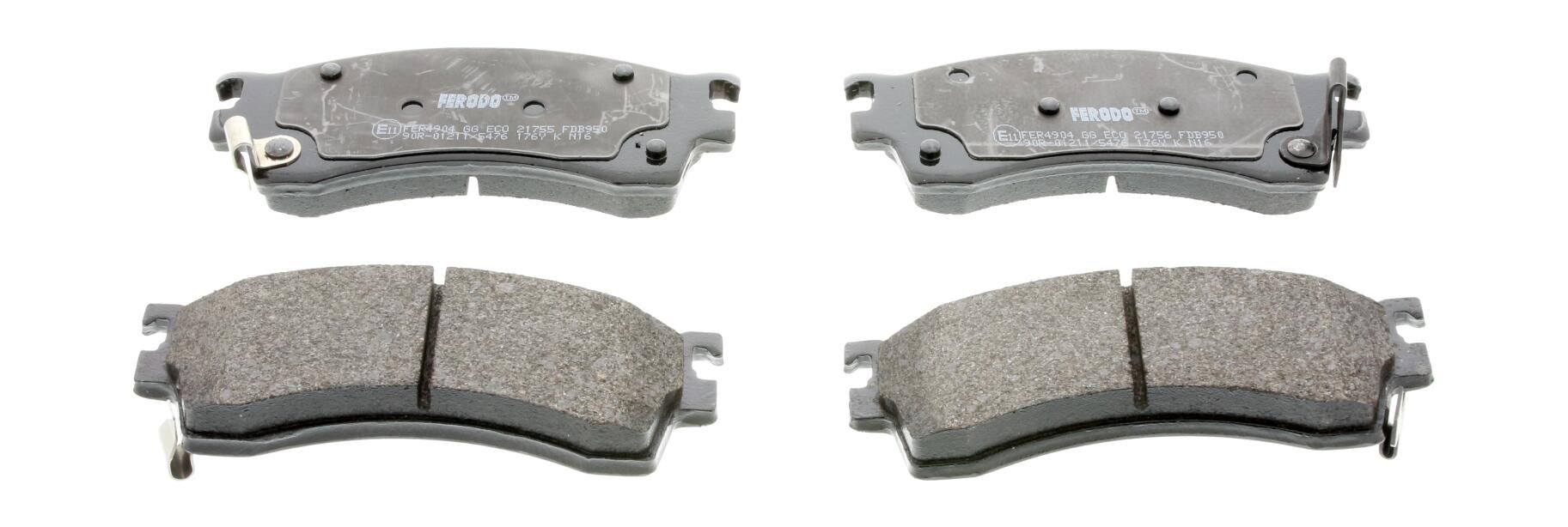 Bremsbelagsatz, Scheibenbremse