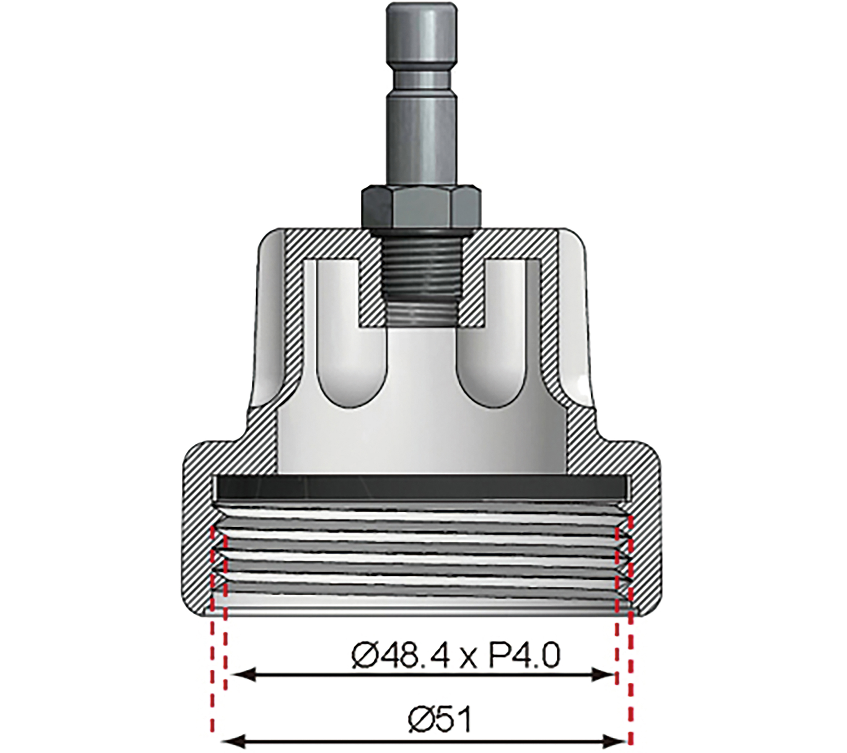 BGS Adapter Nr. 11 für Art. 8027, 8098 | für Audi, VW