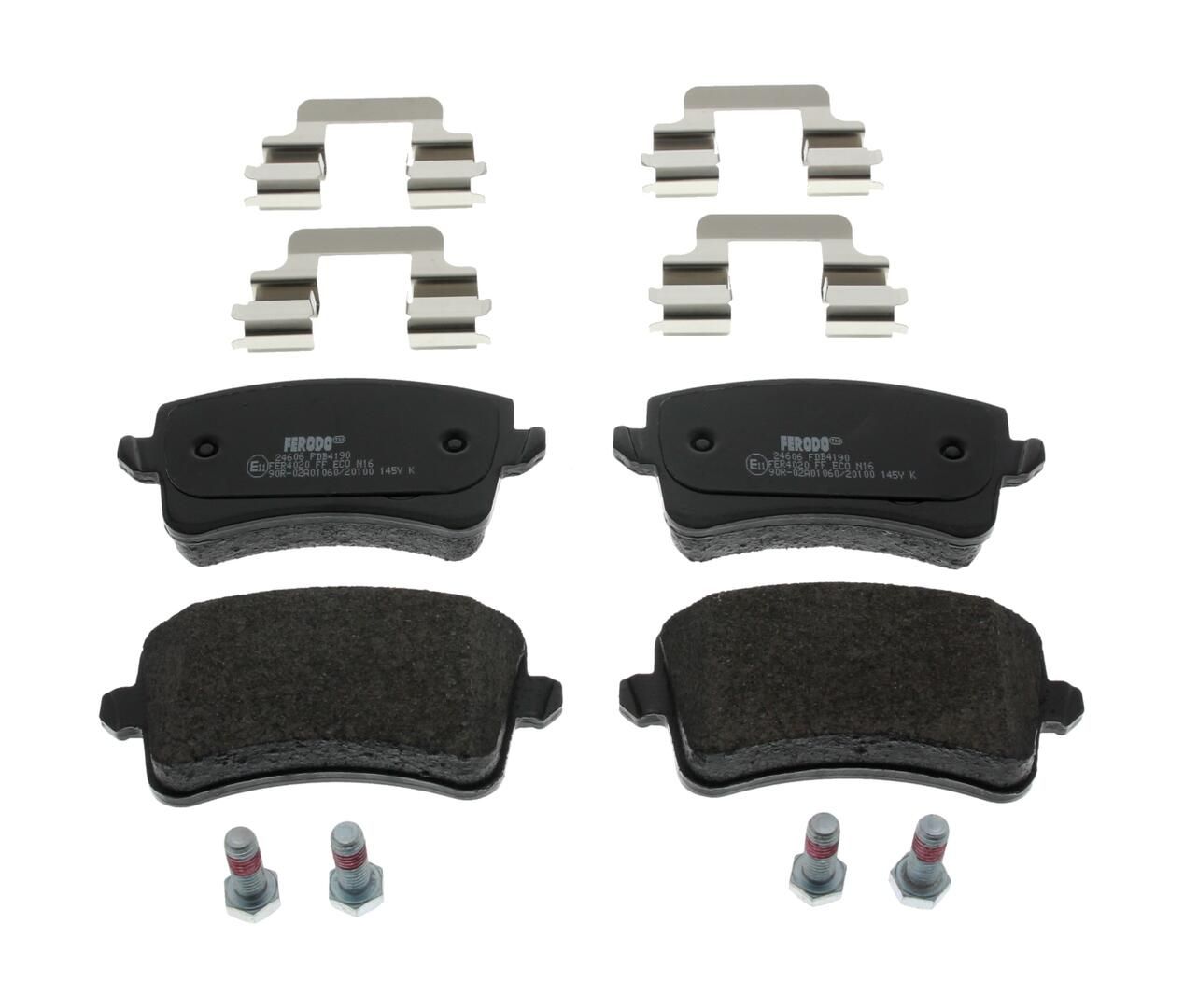 Bremsbelagsatz, Scheibenbremse