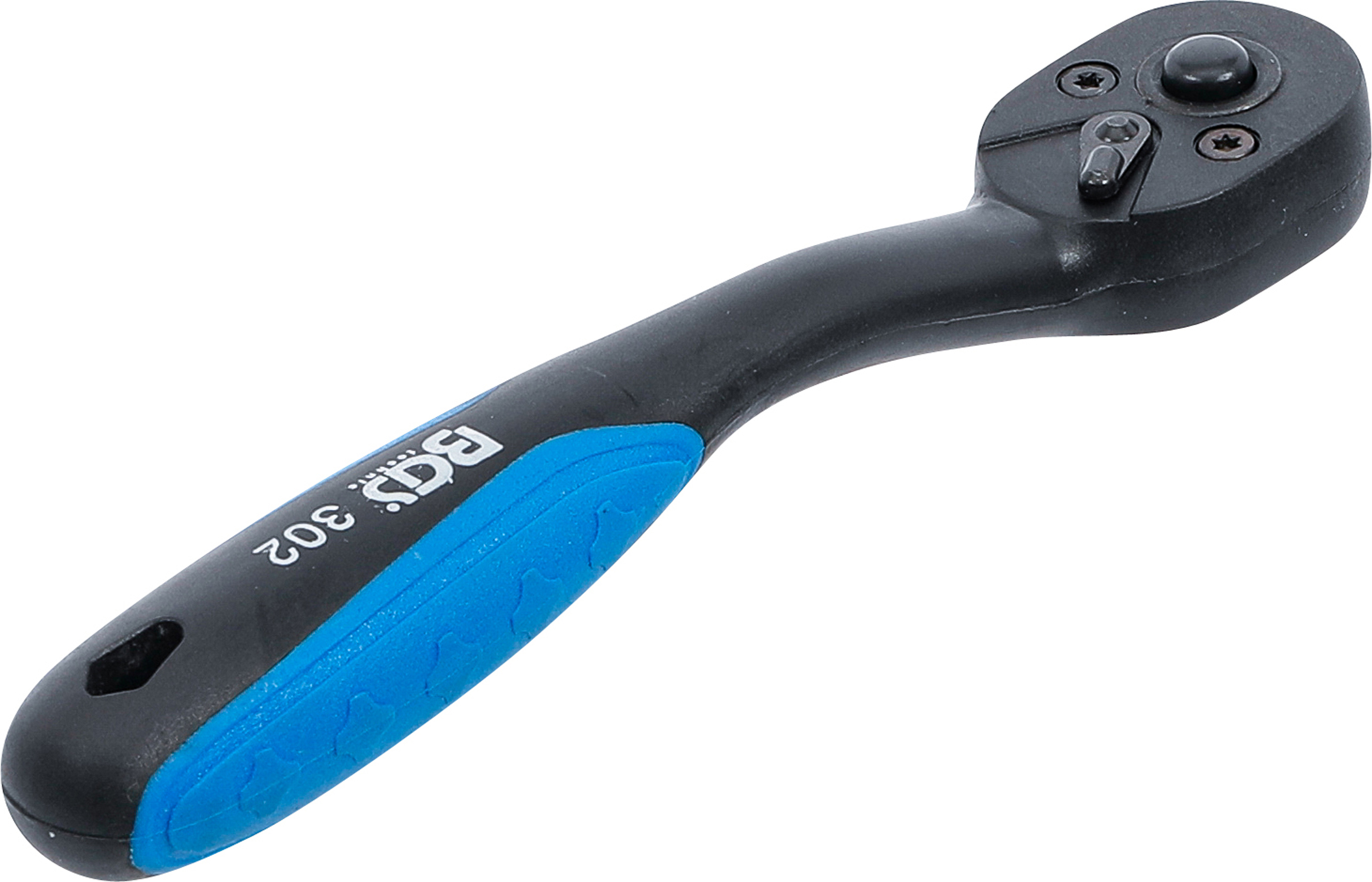 BGS Umschaltknarre, kunststoff-ummantelt | Abtrieb Außenvierkant 6,3 mm (1/4")