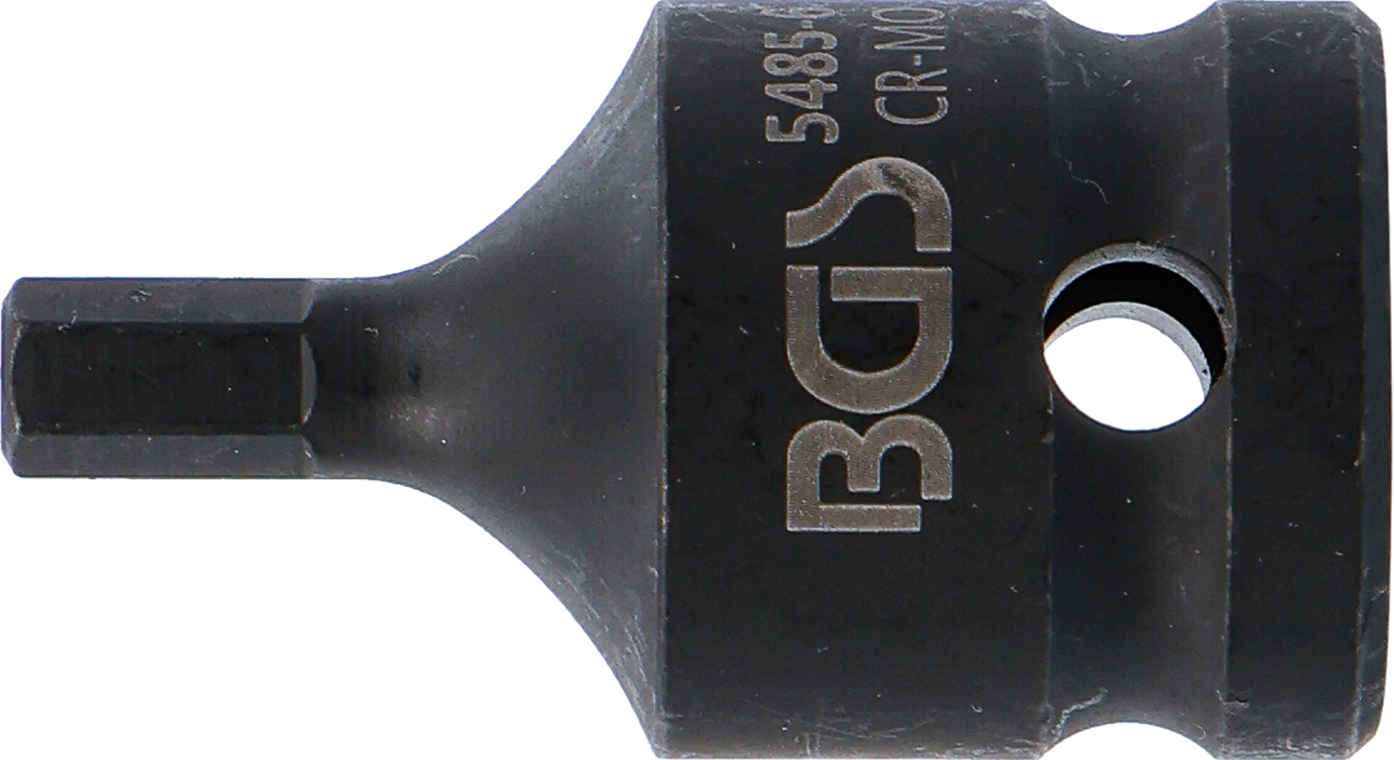 BGS Kraft-Bit-Einsatz | Länge 42 mm | Antrieb Innenvierkant 12,5 mm (1/2") | Innensechskant 6 mm