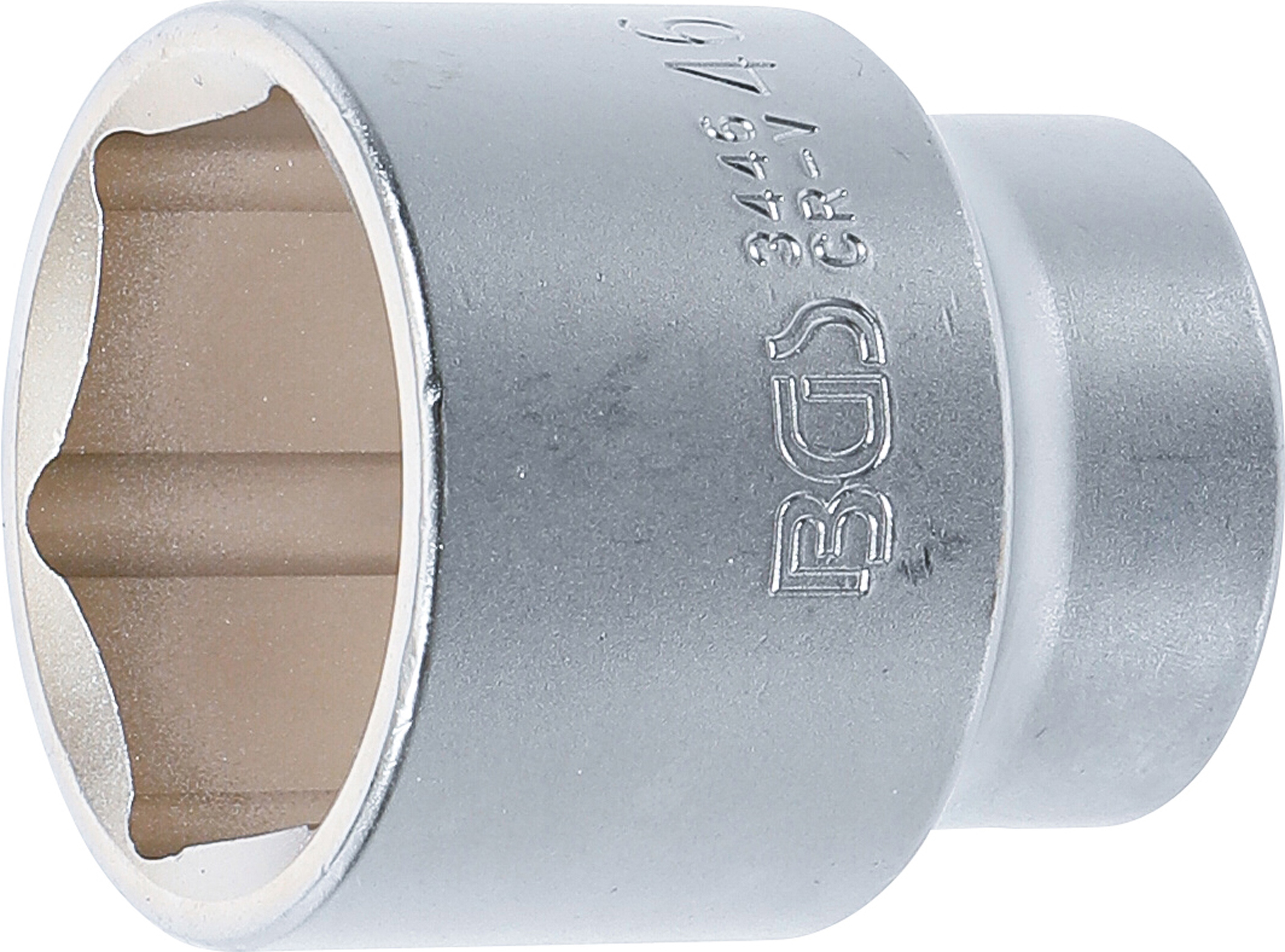 BGS Steckschlüssel-Einsatz Sechskant | Antrieb Innenvierkant 20 mm (3/4") | SW 46 mm