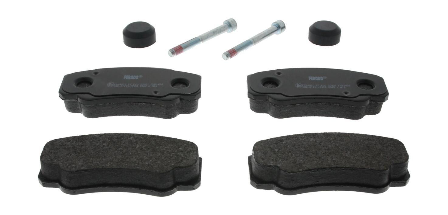 Bremsbelagsatz, Scheibenbremse