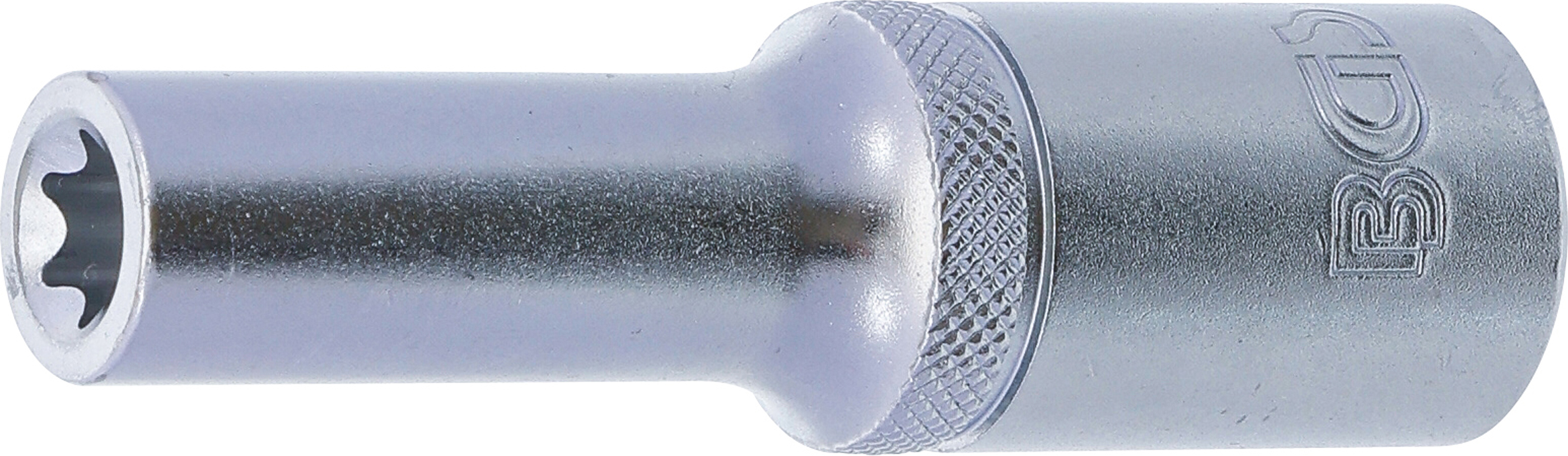 BGS Steckschlüssel-Einsatz E-Profil, tief | Antrieb Innenvierkant 12,5 mm (1/2") | SW E10
