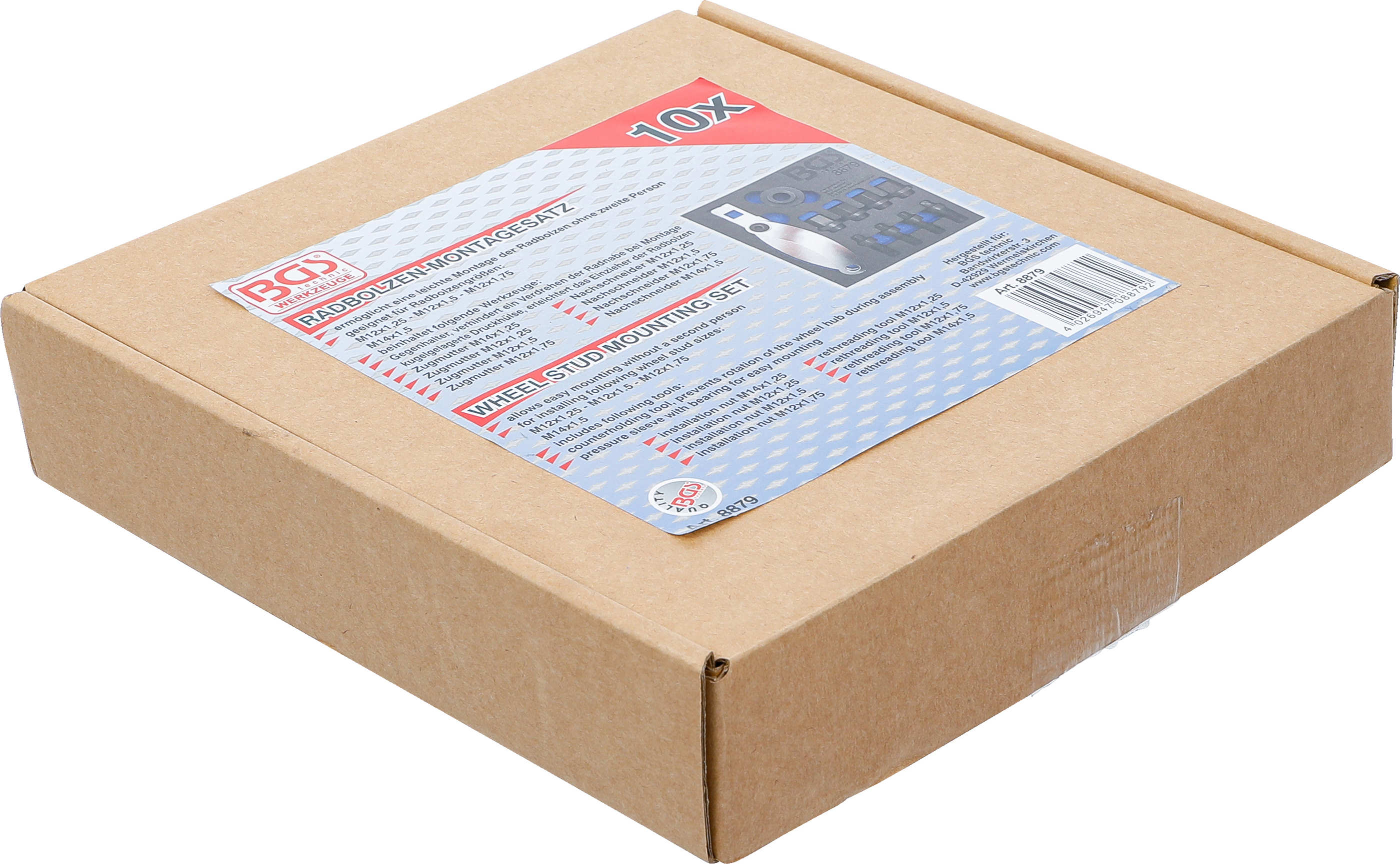 BGS Werkstattwageneinlage 1/6: Radbolzen-Montage-Satz