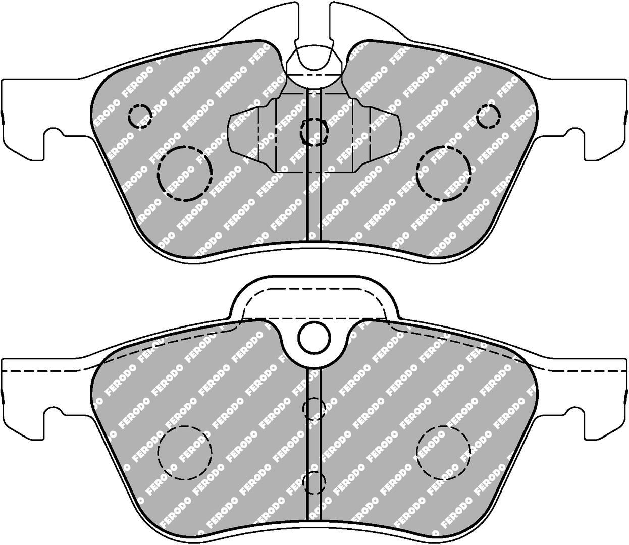 Bremsbelagsatz, Scheibenbremse