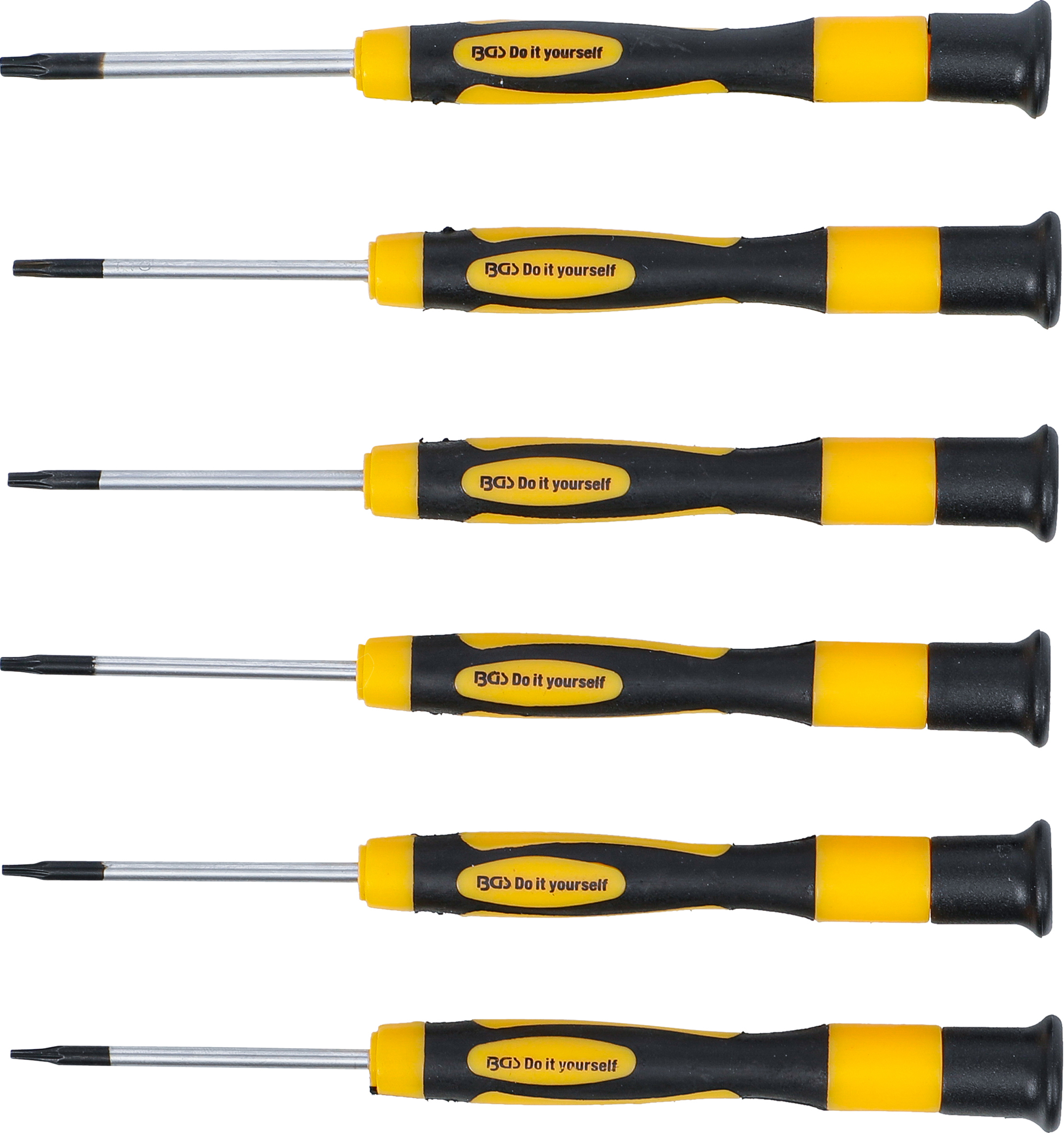 BGS Präzisions-Schraubendreher-Satz | T-Profil (für Torx) | 6-tlg.
