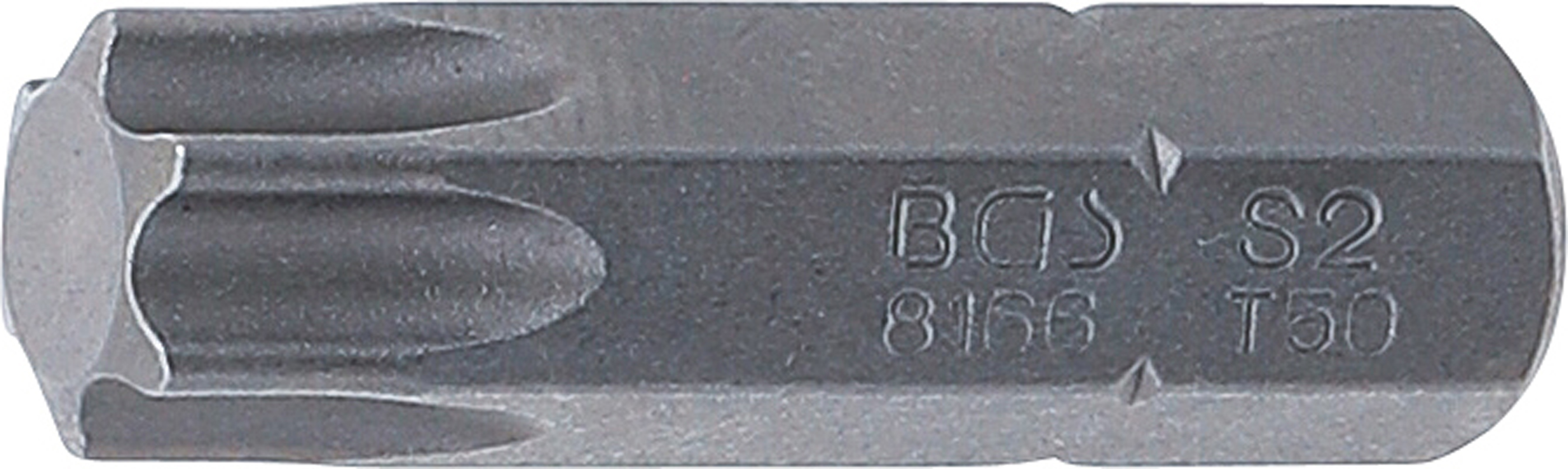BGS Bit | Länge 30 mm | Antrieb Außensechskant 8 mm (5/16") | T-Profil (für Torx) T50