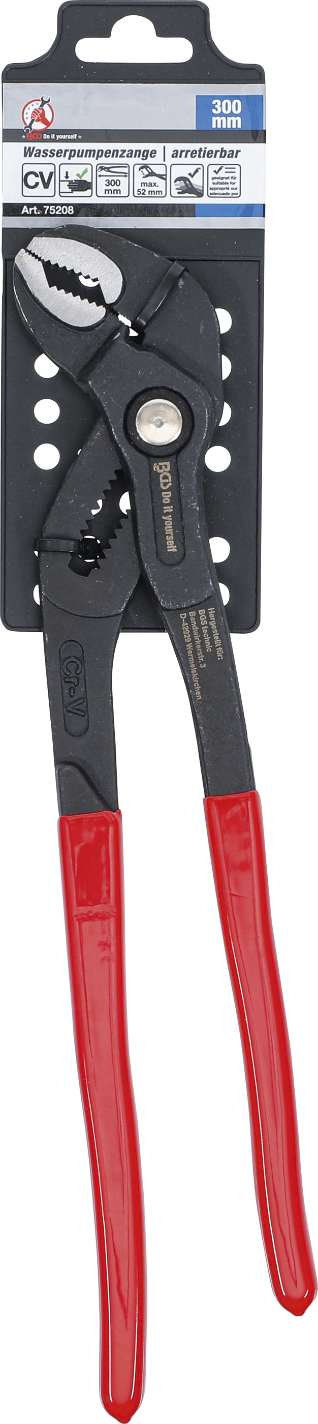 BGS Wasserpumpenzange | arretierbar | 300 mm
