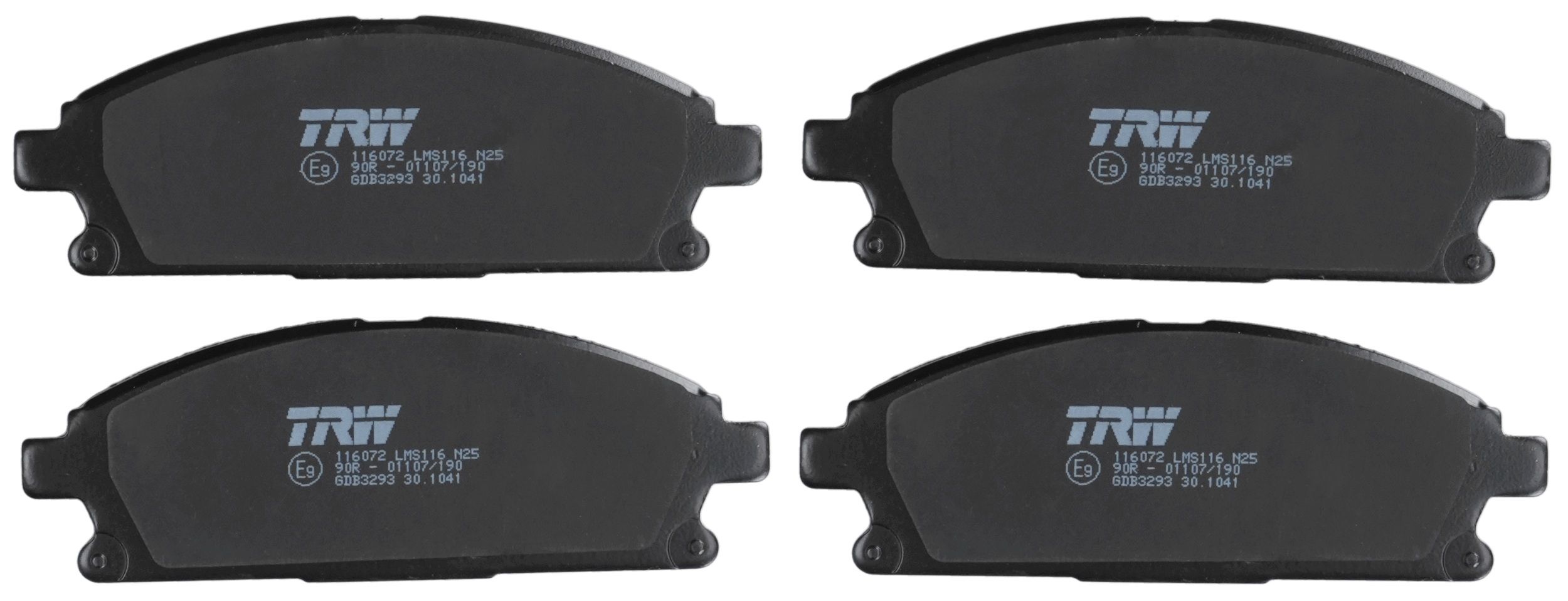 Bremsbelagsatz, Scheibenbremse