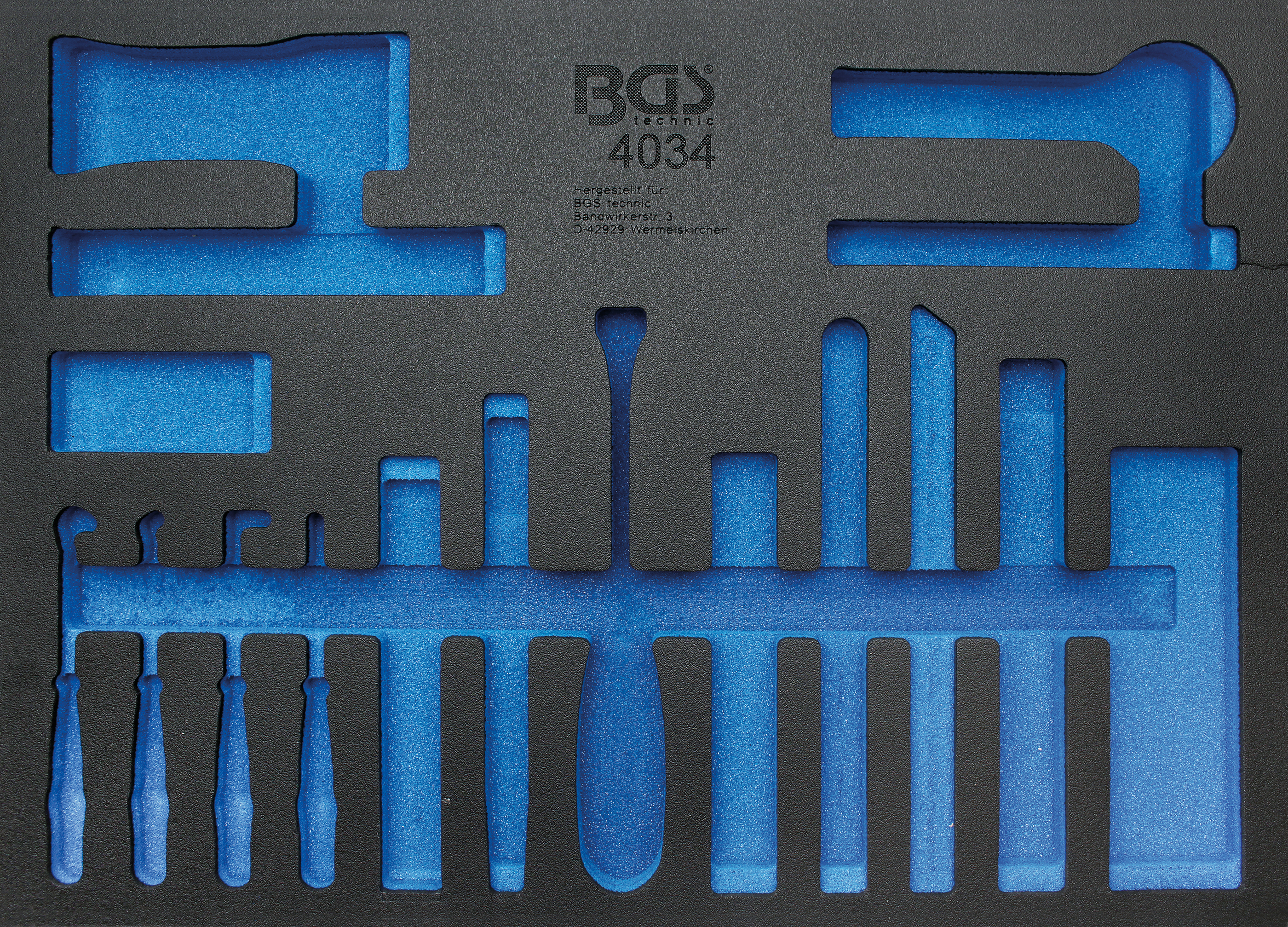 BGS Werkstattwageneinlage 3/3 | leer | für Art. 4034