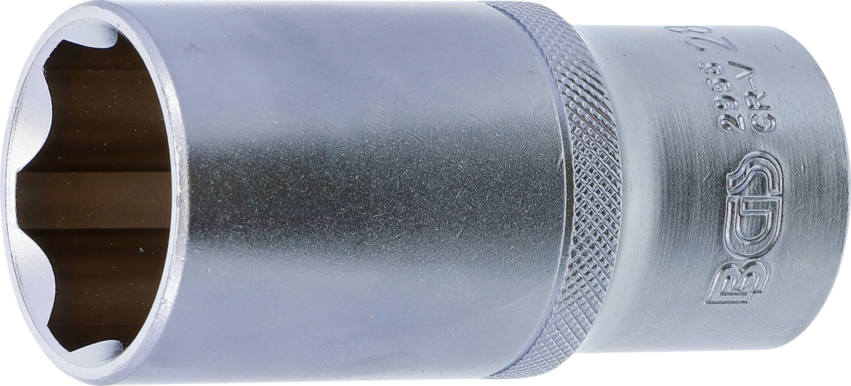 BGS Steckschlüssel-Einsatz Super Lock, tief | Antrieb Innenvierkant 12,5 mm (1/2") | SW 28 mm