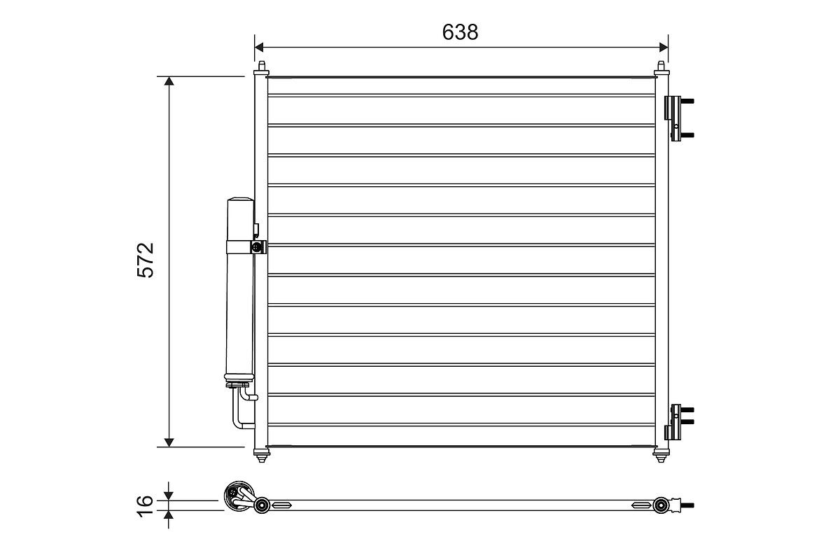 Kondensator, Klimaanlage