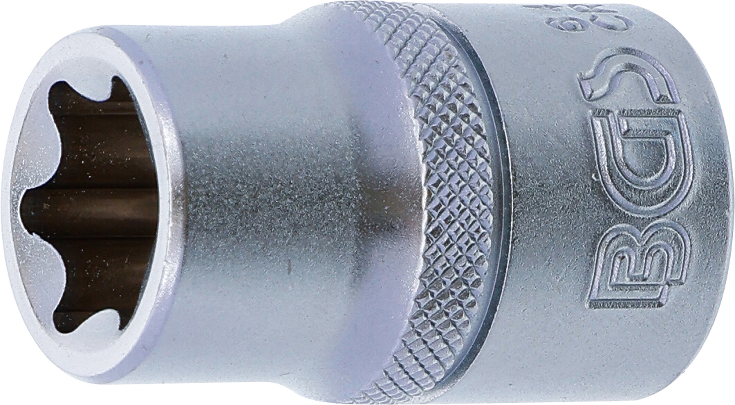 BGS Steckschlüssel-Einsatz E-Profil | Antrieb Innenvierkant 12,5 mm (1/2") | SW E18