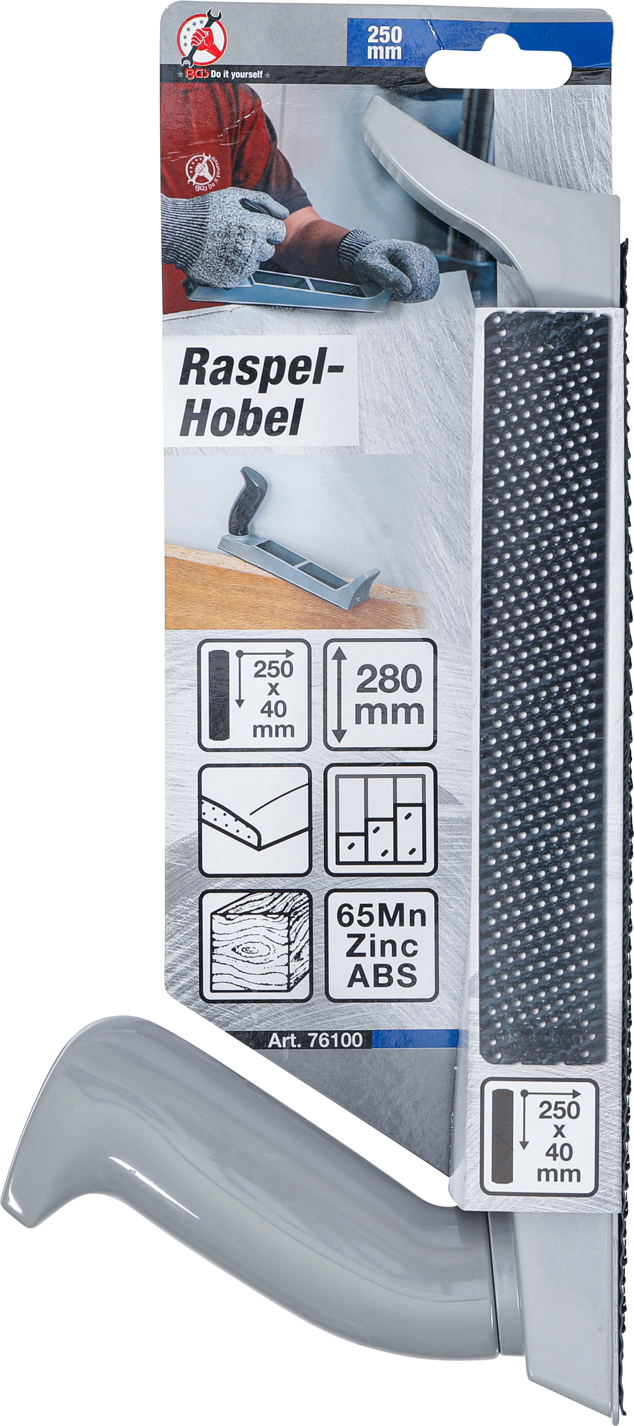BGS Raspel-Hobel | 250 mm