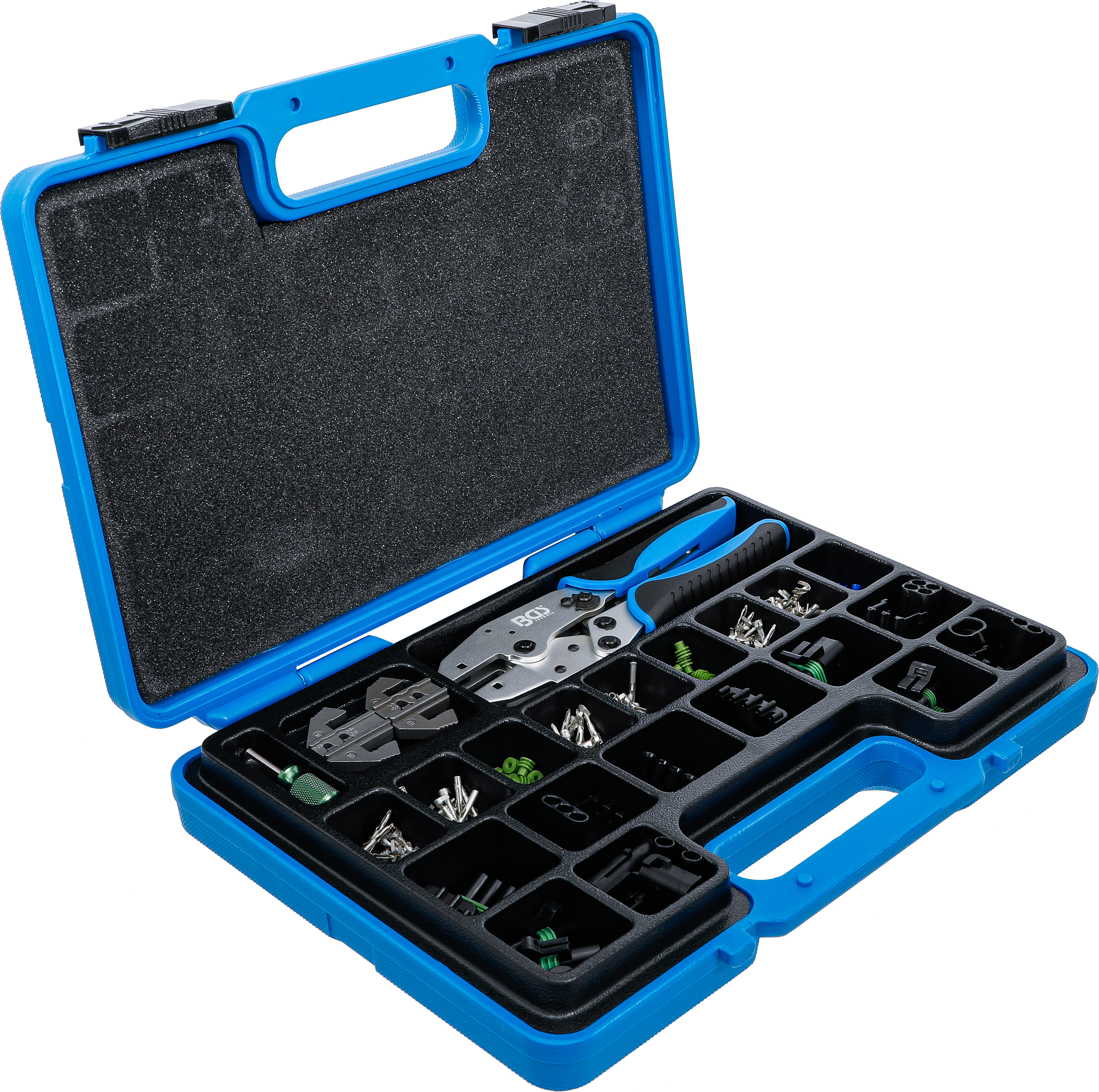 BGS Crimpzangen-Satz mit wasserdichten Steckverbindern | 220-tlg.