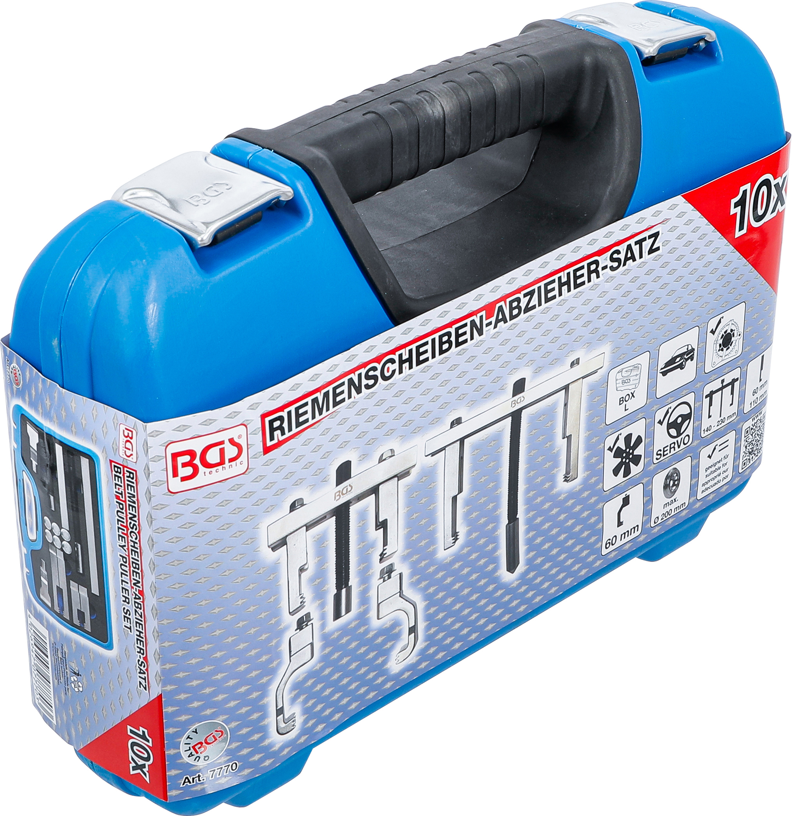 BGS Riemenscheiben-Abzieher-Satz | 10-tlg.