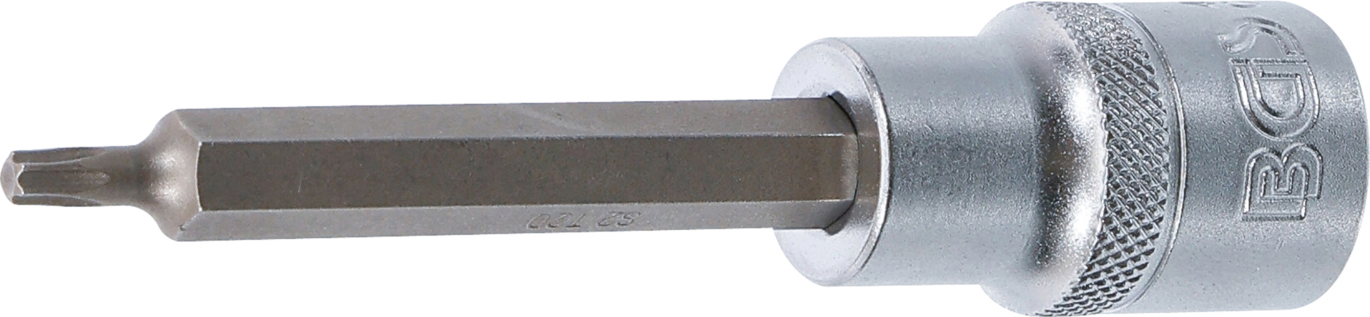 BGS Bit-Einsatz | Länge 100 mm | Antrieb Innenvierkant 12,5 mm (1/2") | T-Profil (für Torx) T20