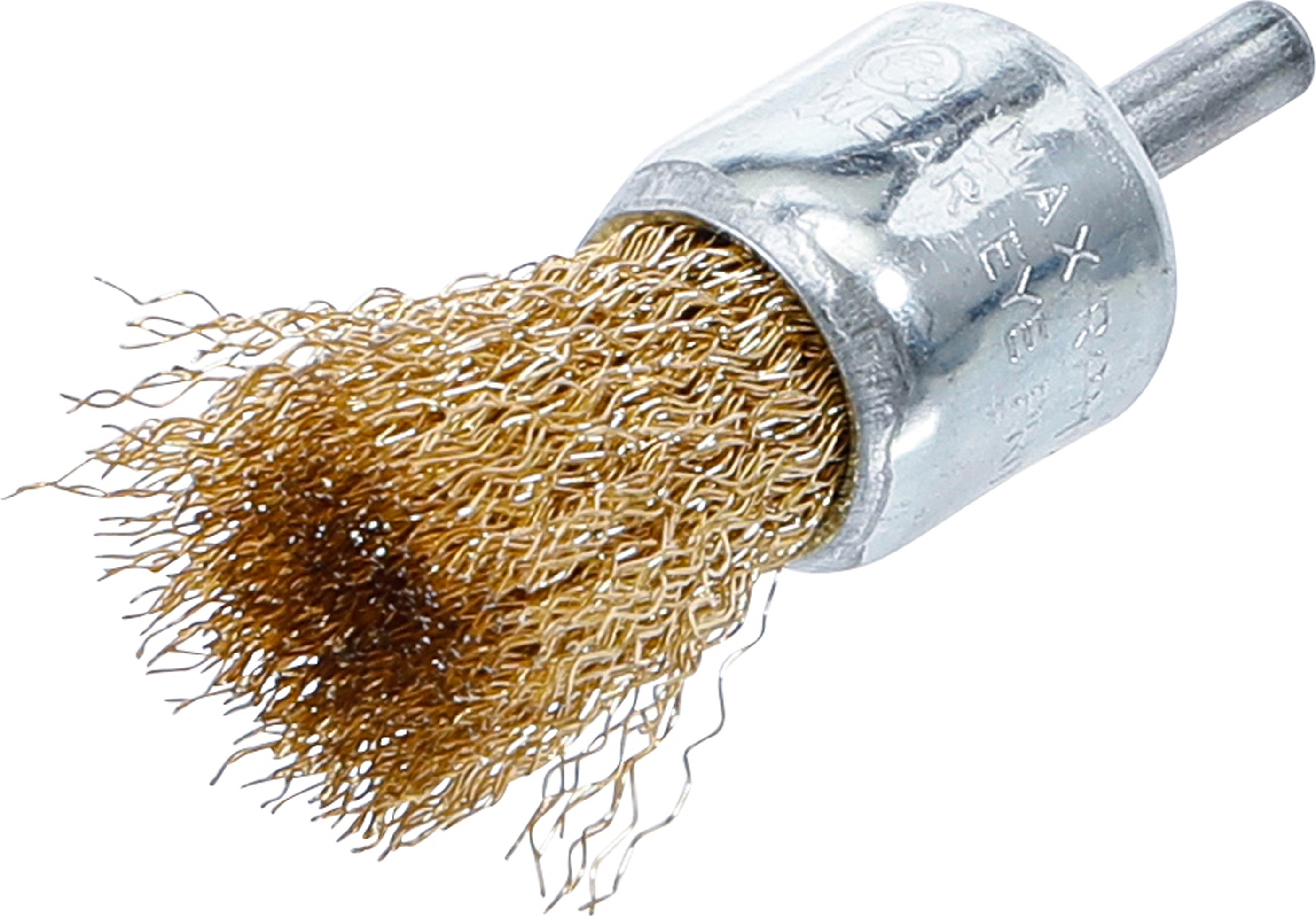 BGS Pinsel-Drahtbürste | vermessingt | Ø 25 mm