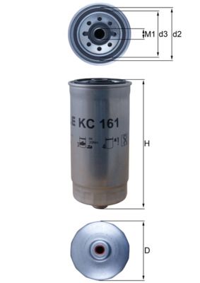Kraftstofffilter “KNECHT Anschraubfilter , 79 mm, 182 mm”