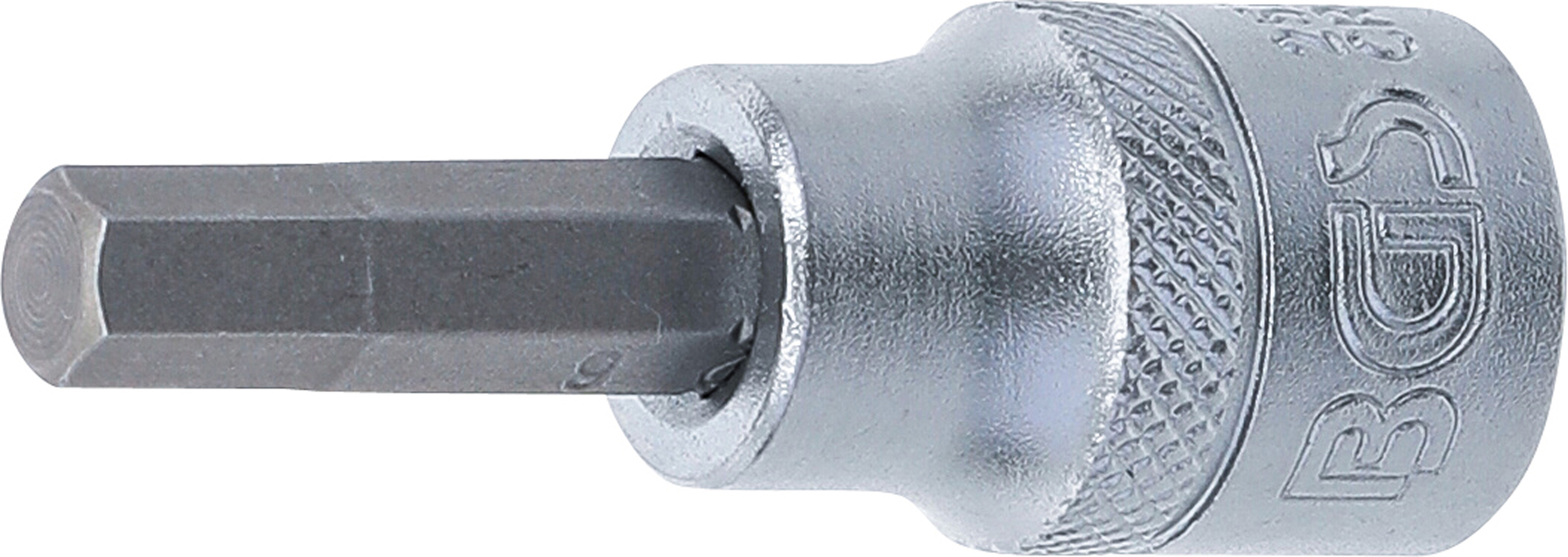 BGS Bit-Einsatz | Antrieb Innenvierkant 10 mm (3/8") | Innensechskant 6 mm