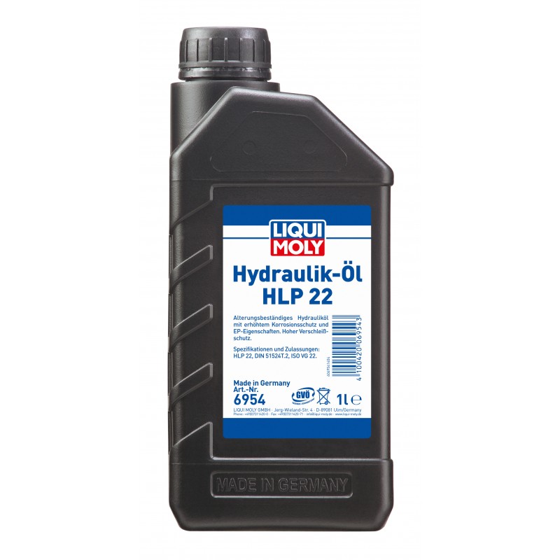 Liqui Moly 6954 Hydraulik Öl HLP 22 Hydrauliköl 1 Liter