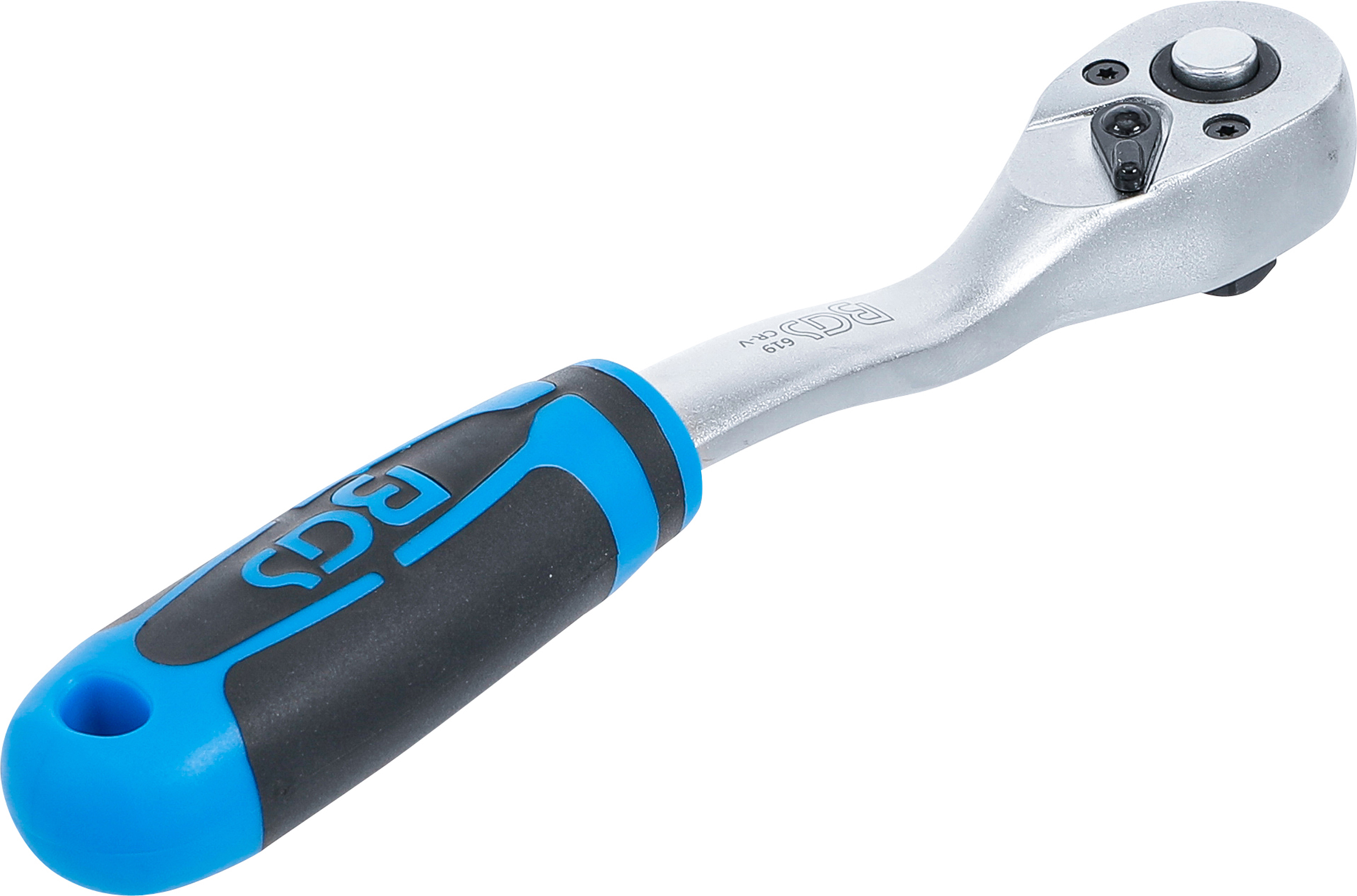 BGS Umschaltknarre | feinverzahnt | Abtrieb Außenvierkant 10 mm (3/8")