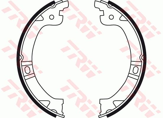 Bremsbackensatz, Feststellbremse