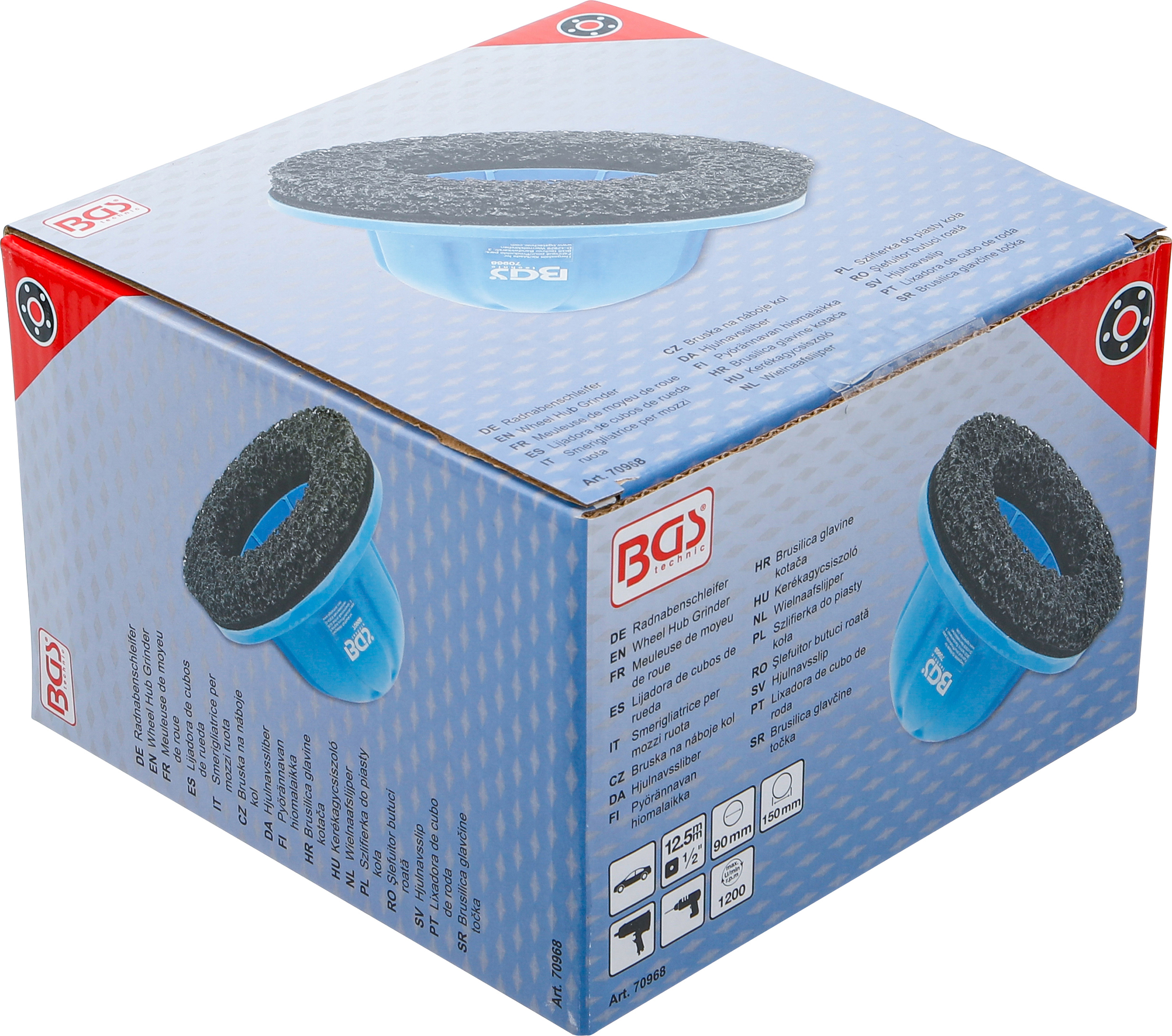 BGS Radnabenschleifer | Kunststoffausführung | Innen-Ø 90 mm