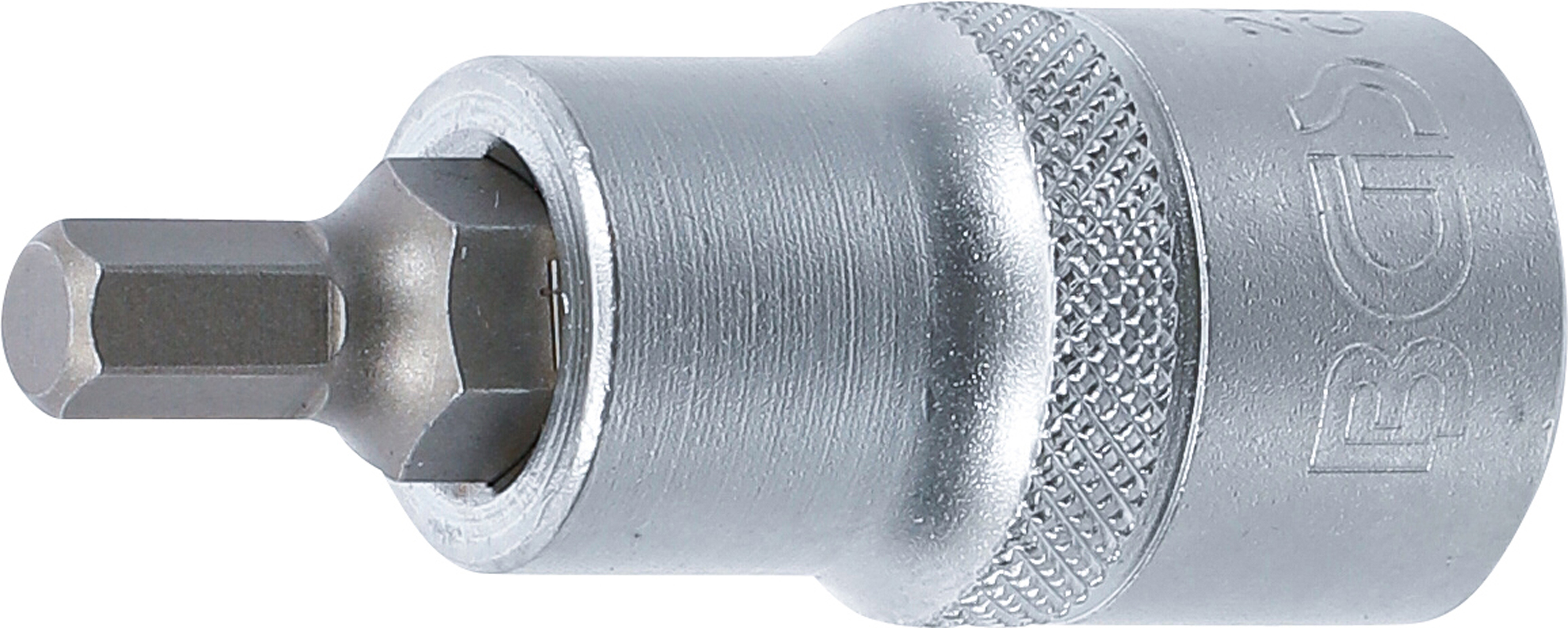 BGS Bit-Einsatz | Länge 55 mm | Antrieb Innenvierkant 12,5 mm (1/2") | Innensechskant 1/4"