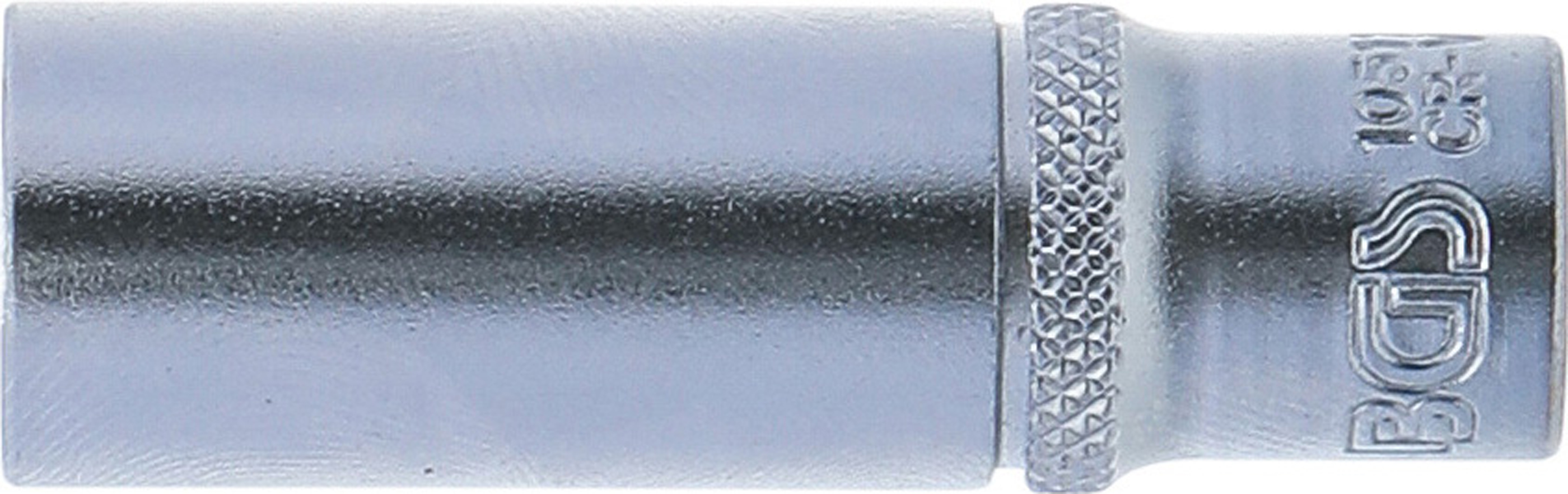 BGS Steckschlüssel-Einsatz Sechskant, tief | Antrieb Innenvierkant 6,3 mm (1/4") | SW 11 mm