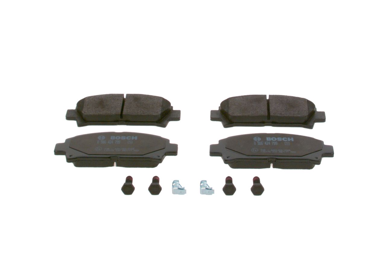 Bremsbelagsatz, Scheibenbremse