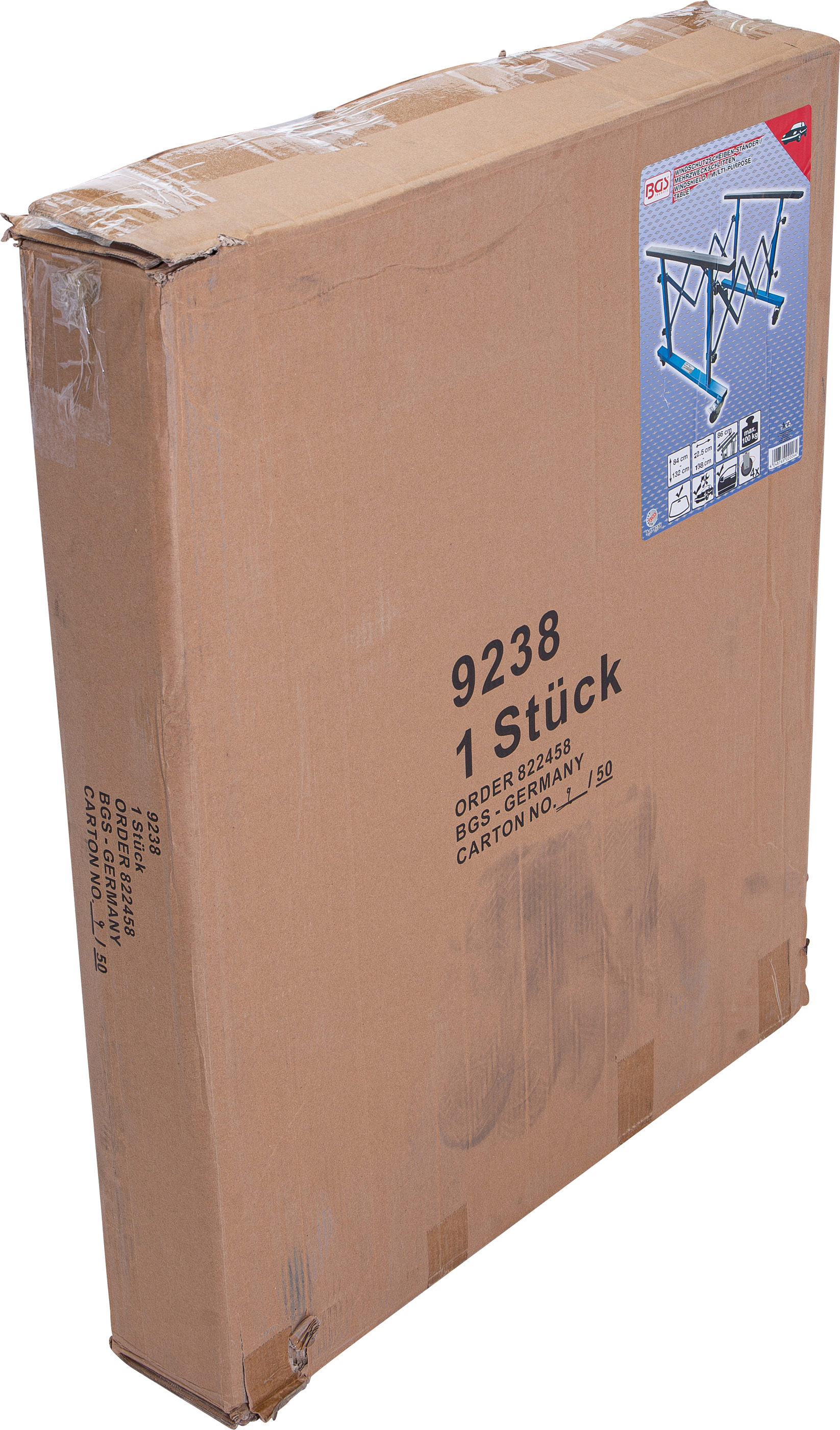 BGS Windschutzscheiben-Ständer/Mehrzweckschlitten