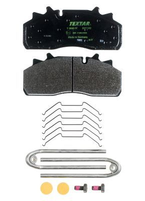 Bremsbelagsatz, Scheibenbremse