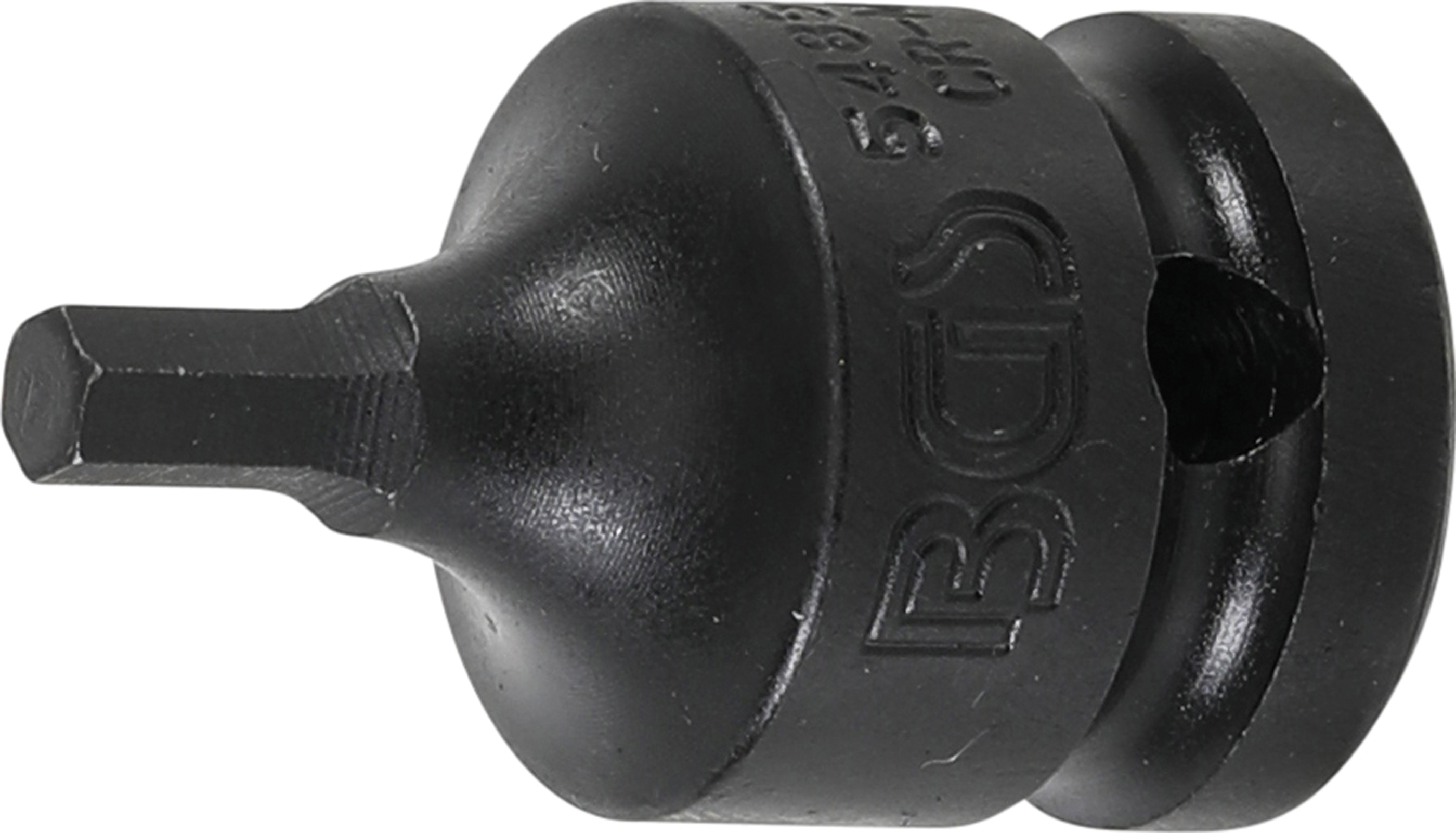 BGS Kraft-Bit-Einsatz | Länge 42 mm | Antrieb Innenvierkant 12,5 mm (1/2") | Innensechskant 5 mm