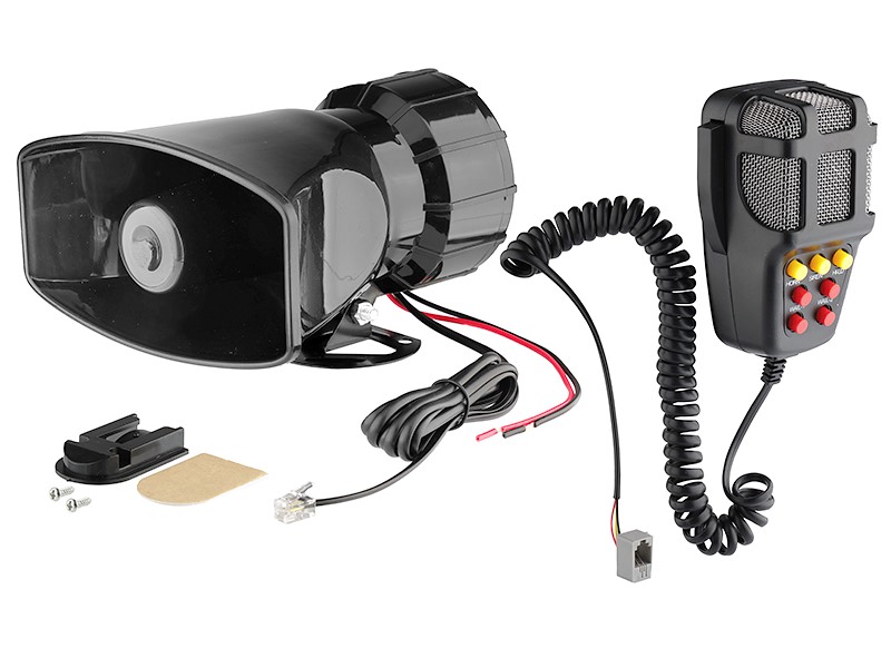 Carmotion Elektronische Sirene mit Megafon 7-Ton