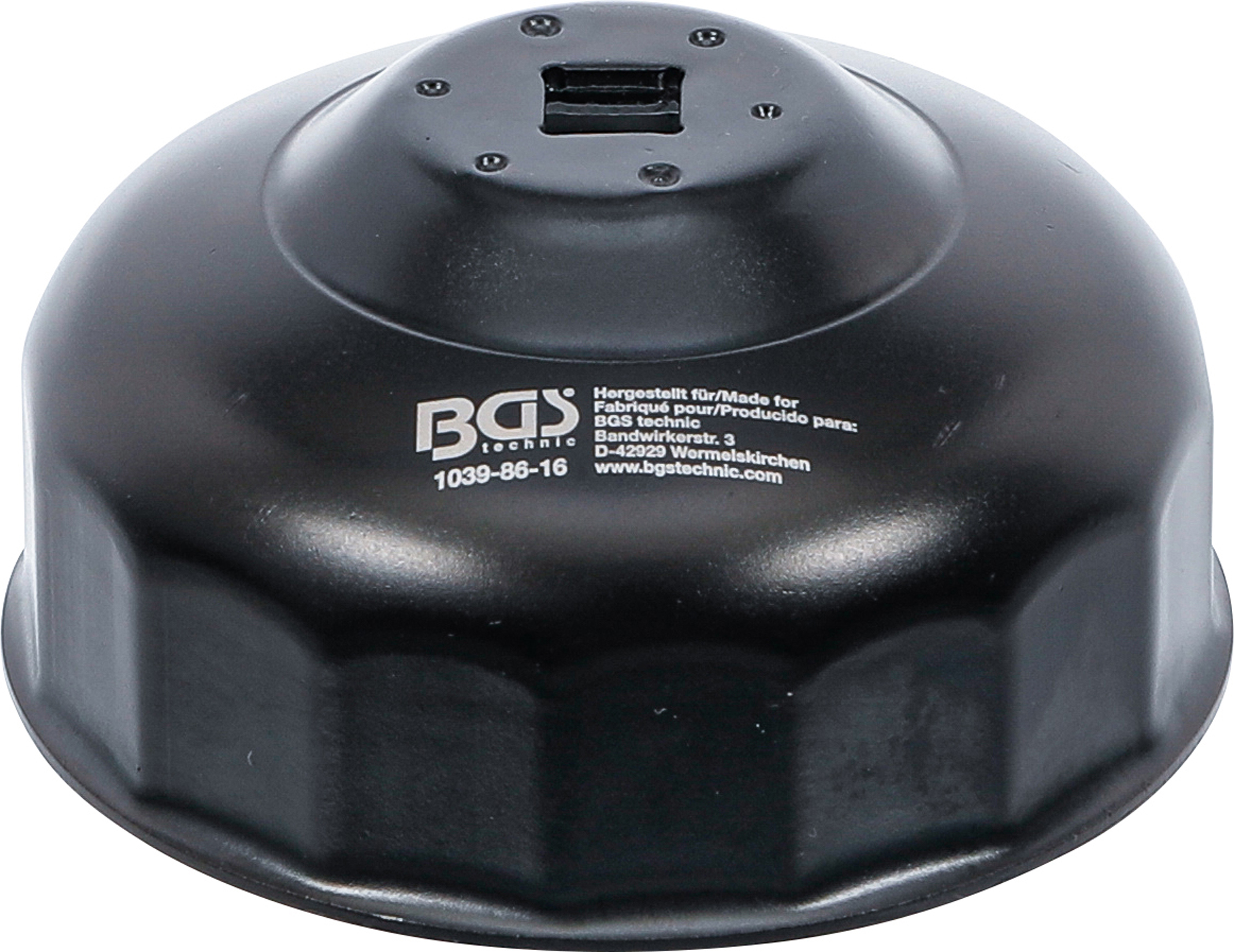 BGS Ölfilterschlüssel | 16-kant | Ø 86 mm | für BMW, Volvo BGS Ölfilterschlüssel | 16-kant | Ø 86 mm | für BMW, Volvo