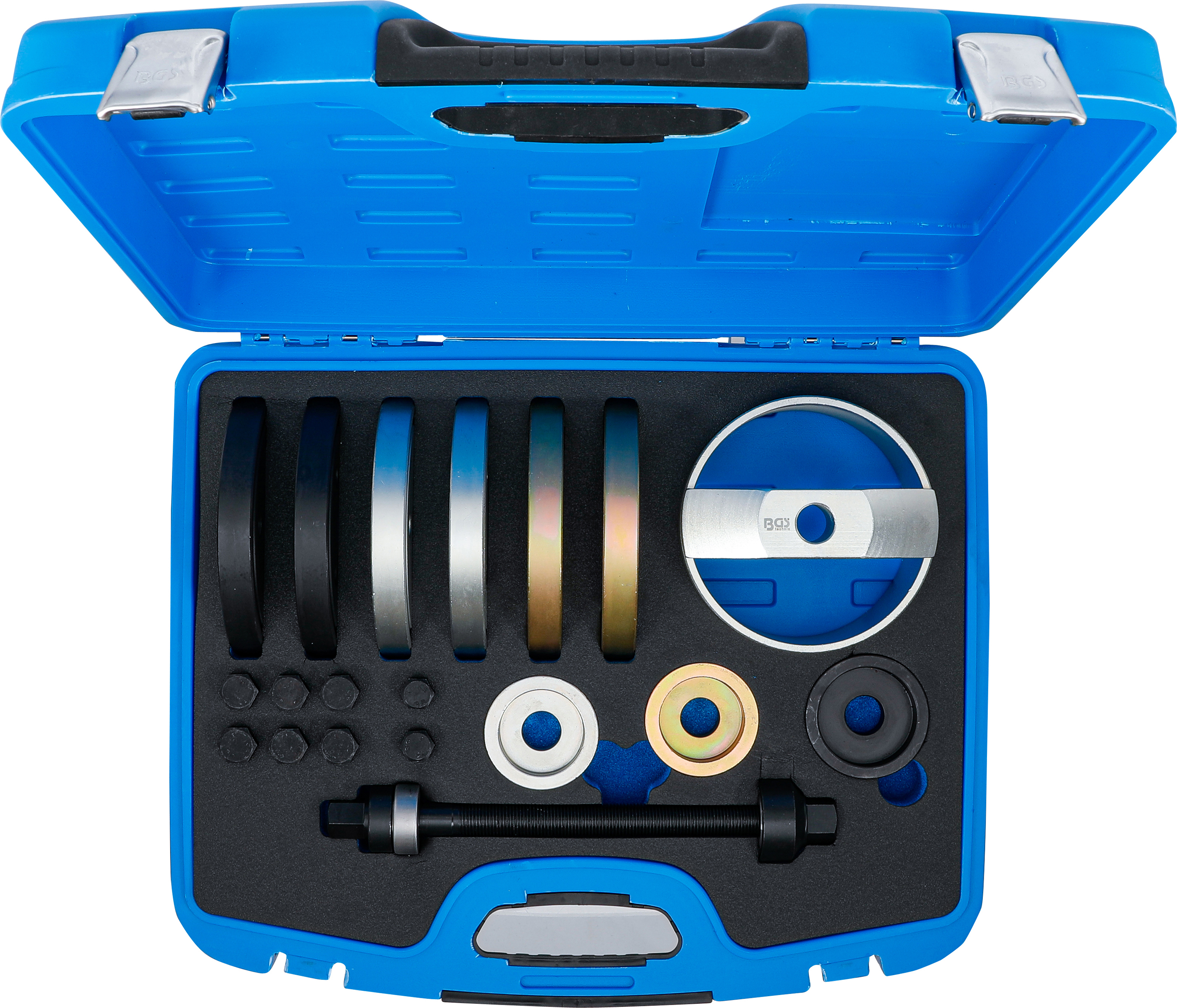 BGS Radlager-Nabeneinheit-Montagewerkzeug-Satz | für VAG | Lagereinheit-Ø 62, 66, 72 mm