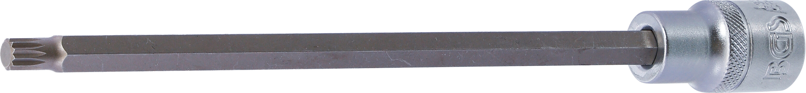 BGS Bit-Einsatz | Länge 200 mm | Antrieb Innenvierkant 12,5 mm (1/2") | Innenvielzahn (für XZN) M8