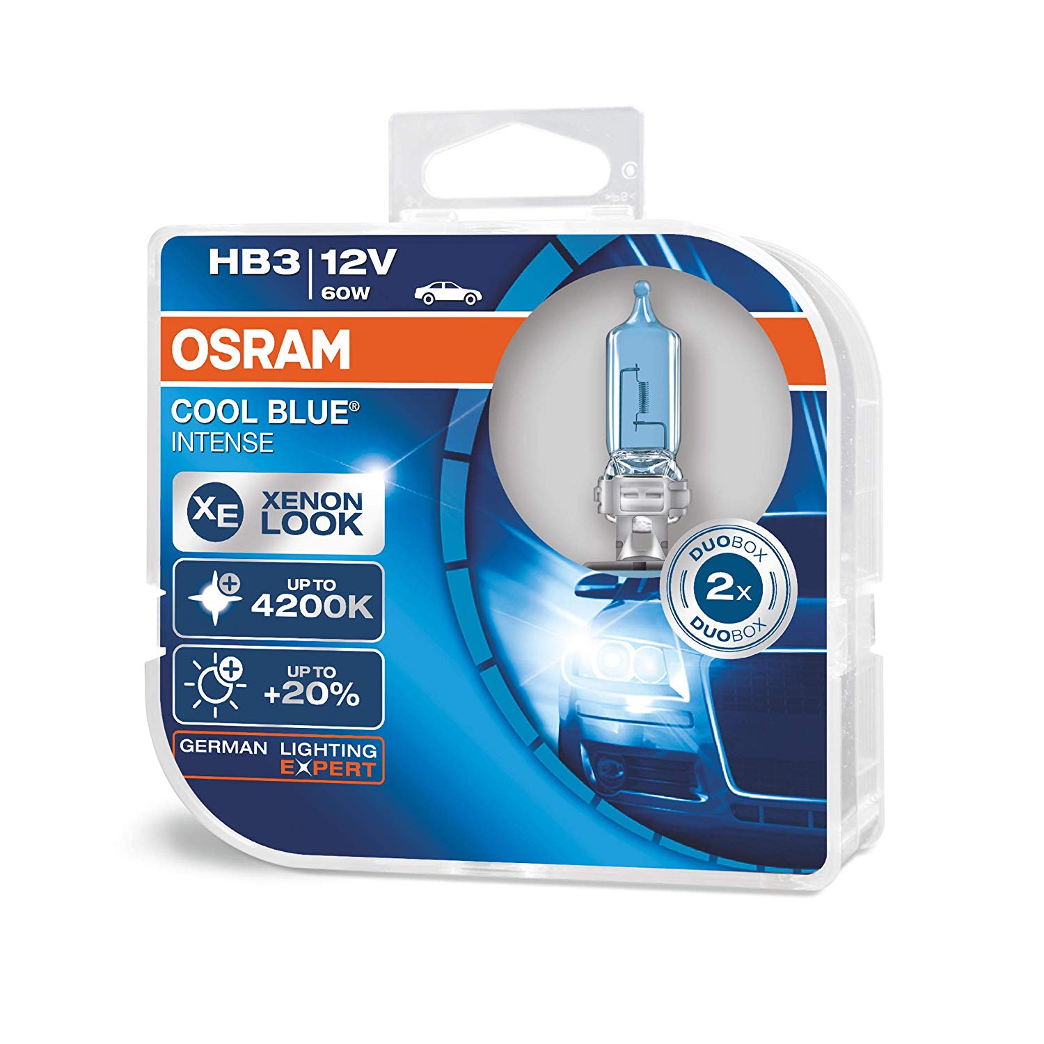 Osram HB3 Cool Blue Intense 12V 60W Autolampe 2er Set