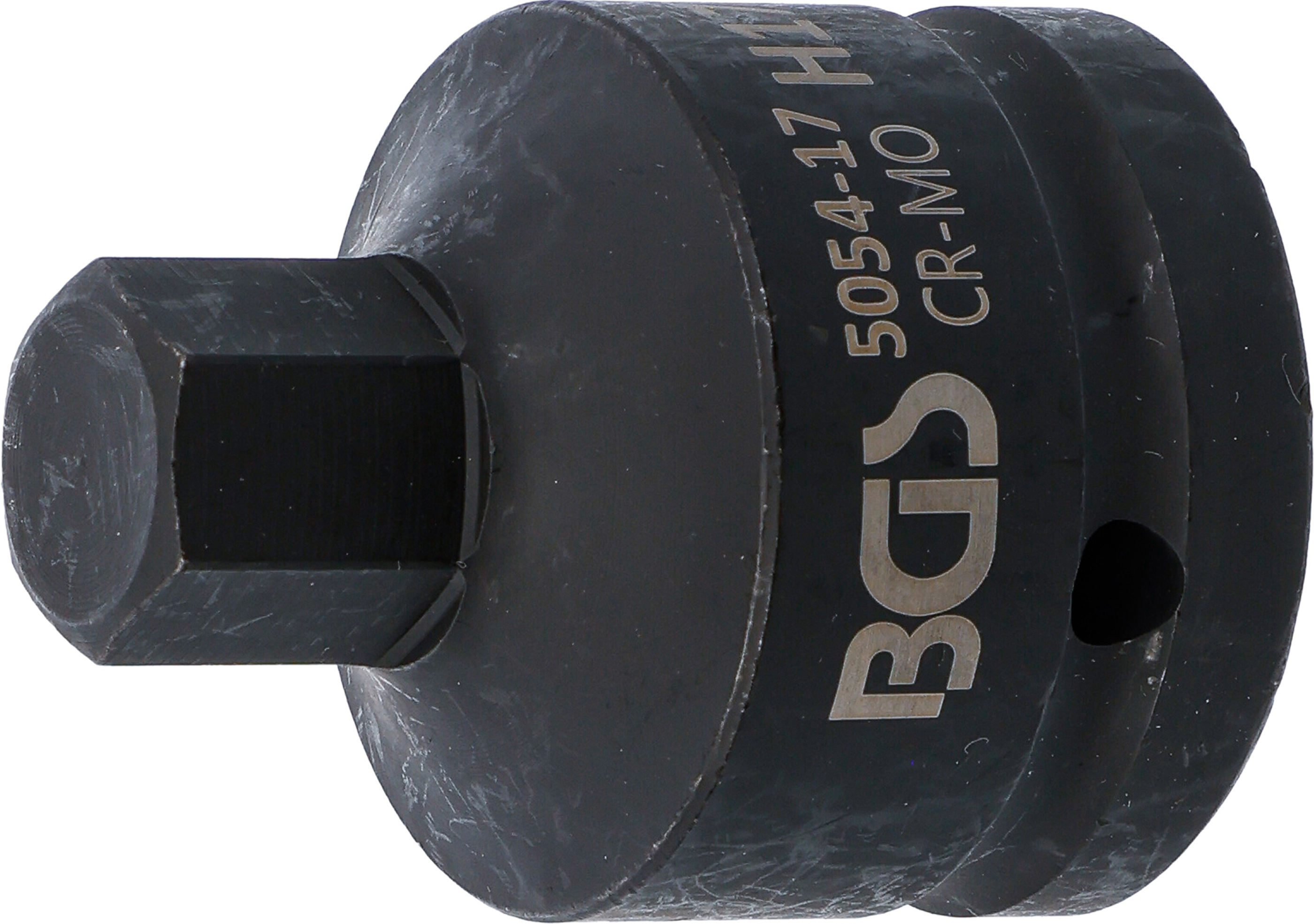 BGS Kraft-Bit-Einsatz | Länge 55 mm | Antrieb Innenvierkant 20 mm (3/4") | Innensechskant 17 mm
