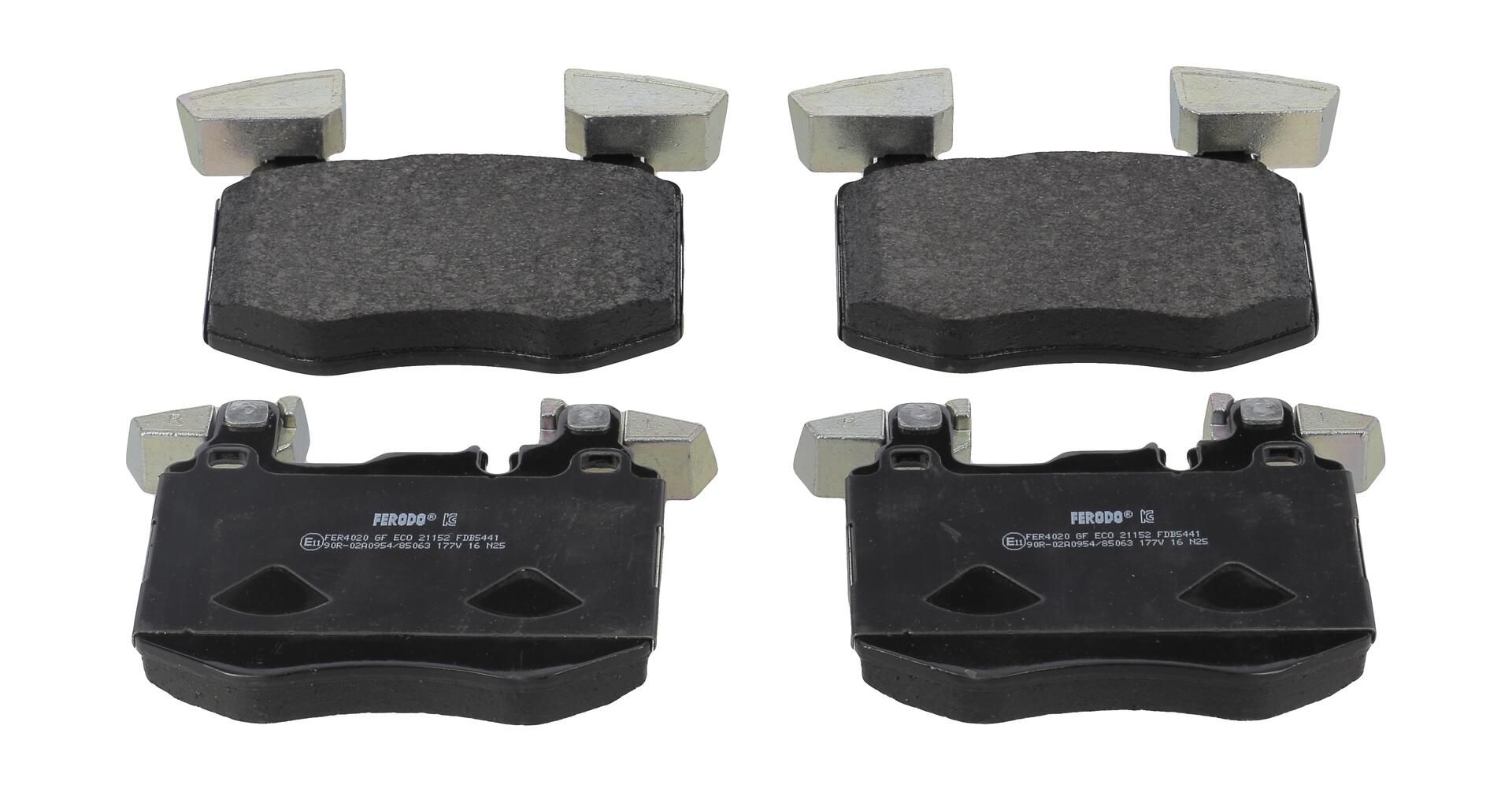 Bremsbelagsatz, Scheibenbremse