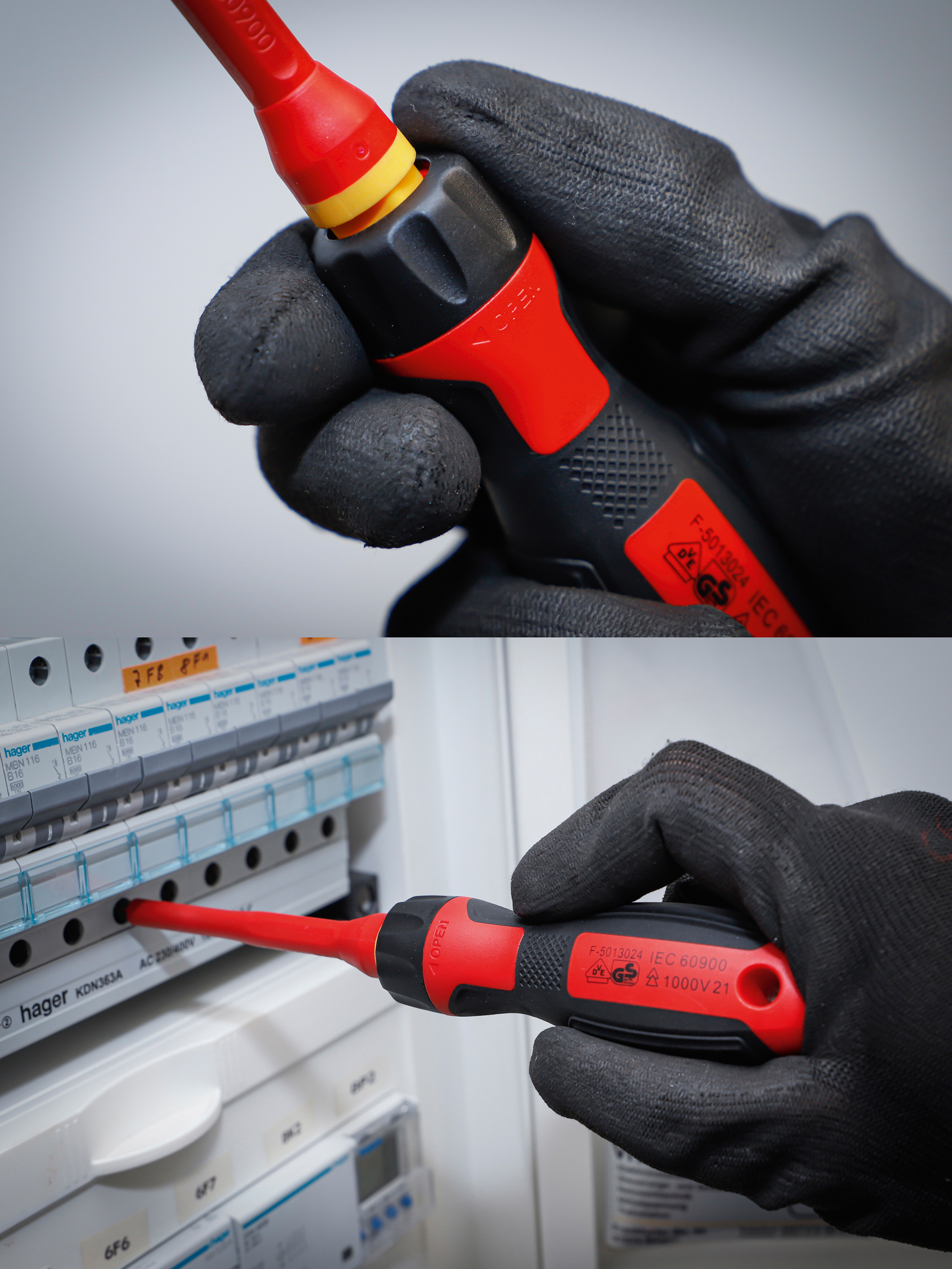 BGS VDE-Schraubendreher-Satz | mit Wechselklingen | 13-tlg.