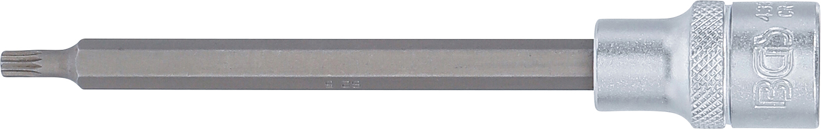 BGS Bit-Einsatz | Länge 140 mm | Antrieb Innenvierkant 12,5 mm (1/2") | Innenvielzahn (für XZN) M5