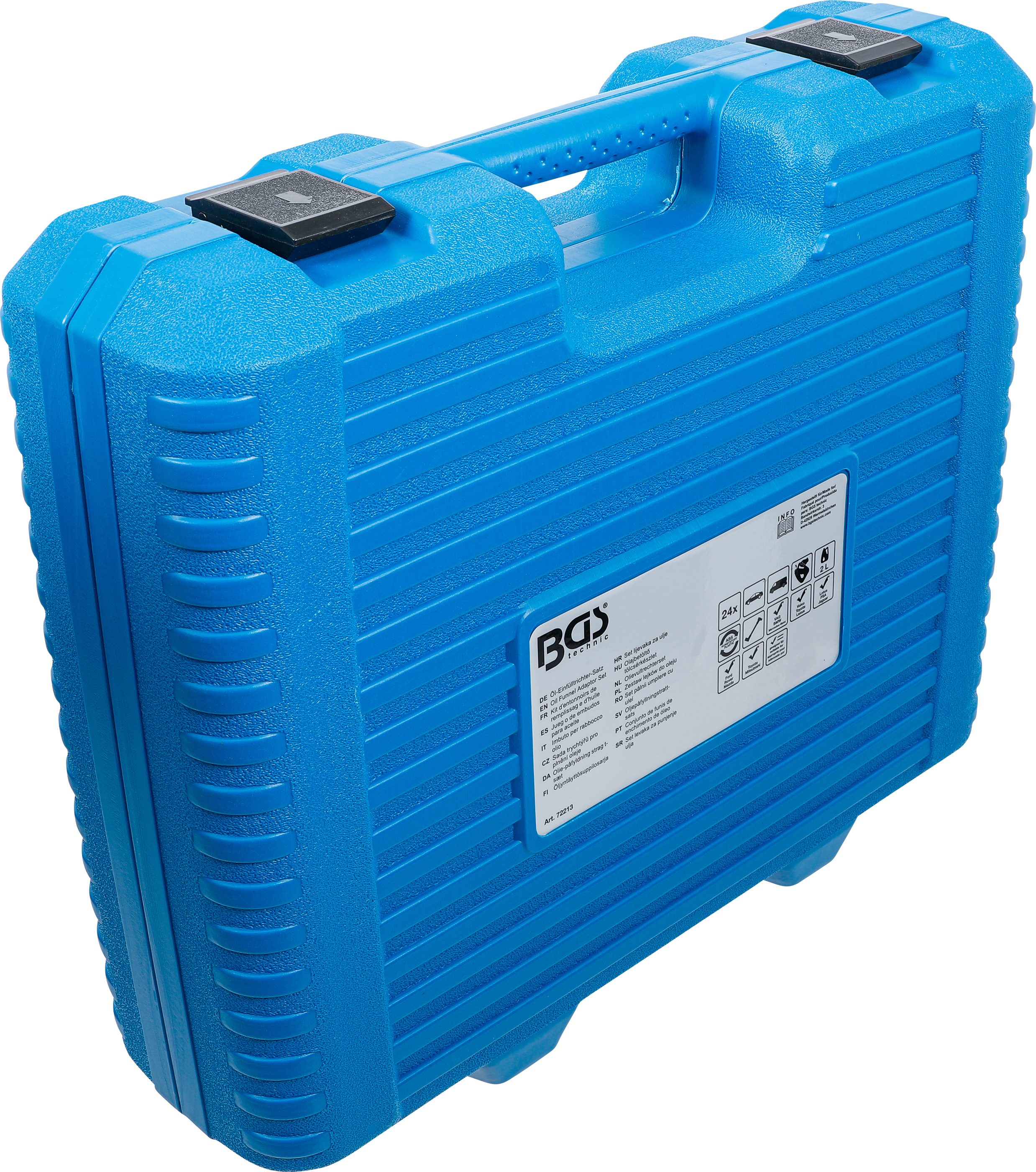 BGS Öl-Einfülltrichter-Satz | Kunststoffausführung | 24-tlg.