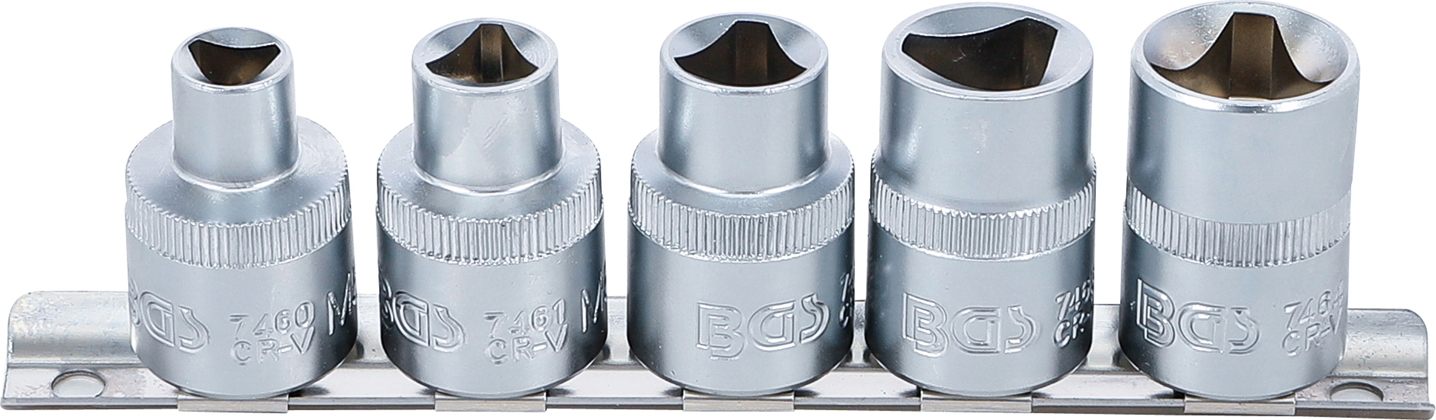 BGS Dreikant-Einsatz-Satz | M5 - M12 (8 - 16,5 mm) | 5-tlg.