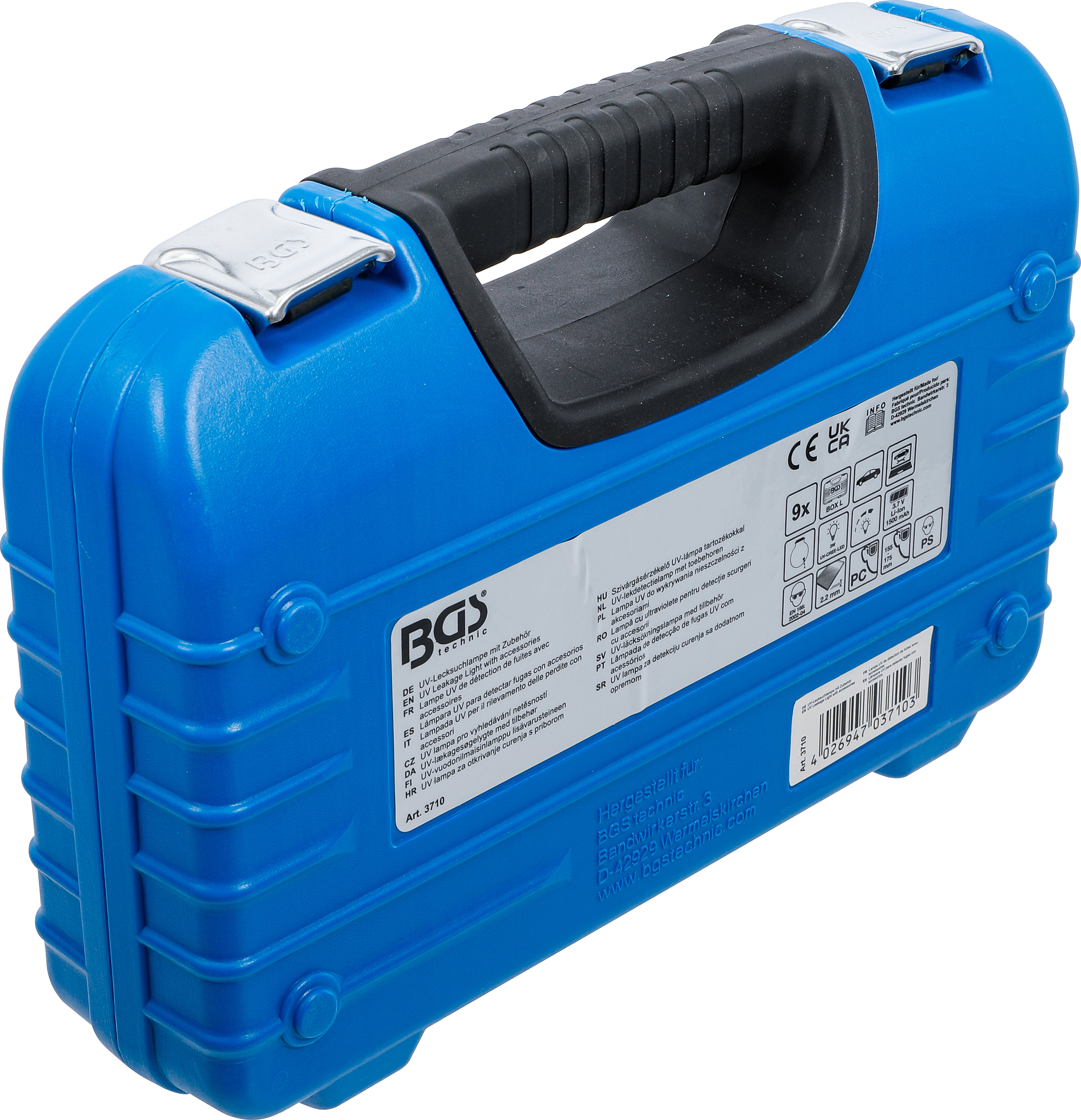 BGS UV-Lecksuch-Taschenlampen-Satz mit Zubehör | für Klimaanlagen