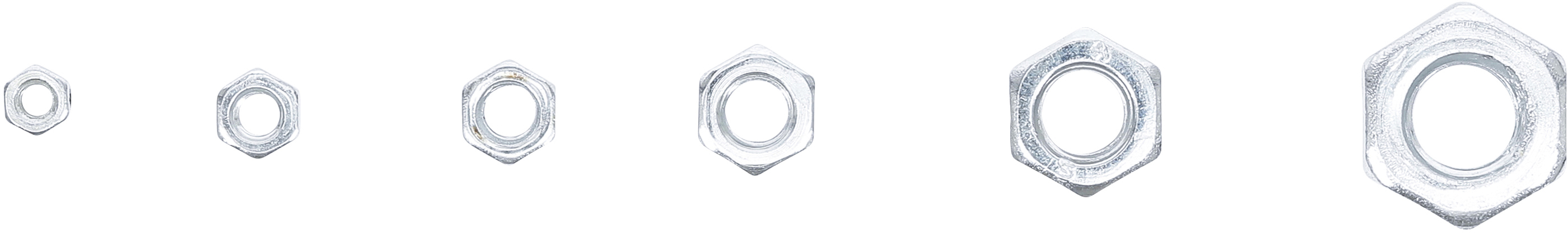 BGS Muttern-Sortiment | M3 - M10 | 150-tlg.